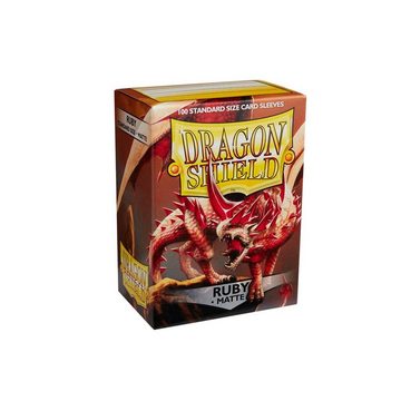 Dragon Shield Spiel, ART11037 - Matt - Rubin (100), Schutzhülle für Karten