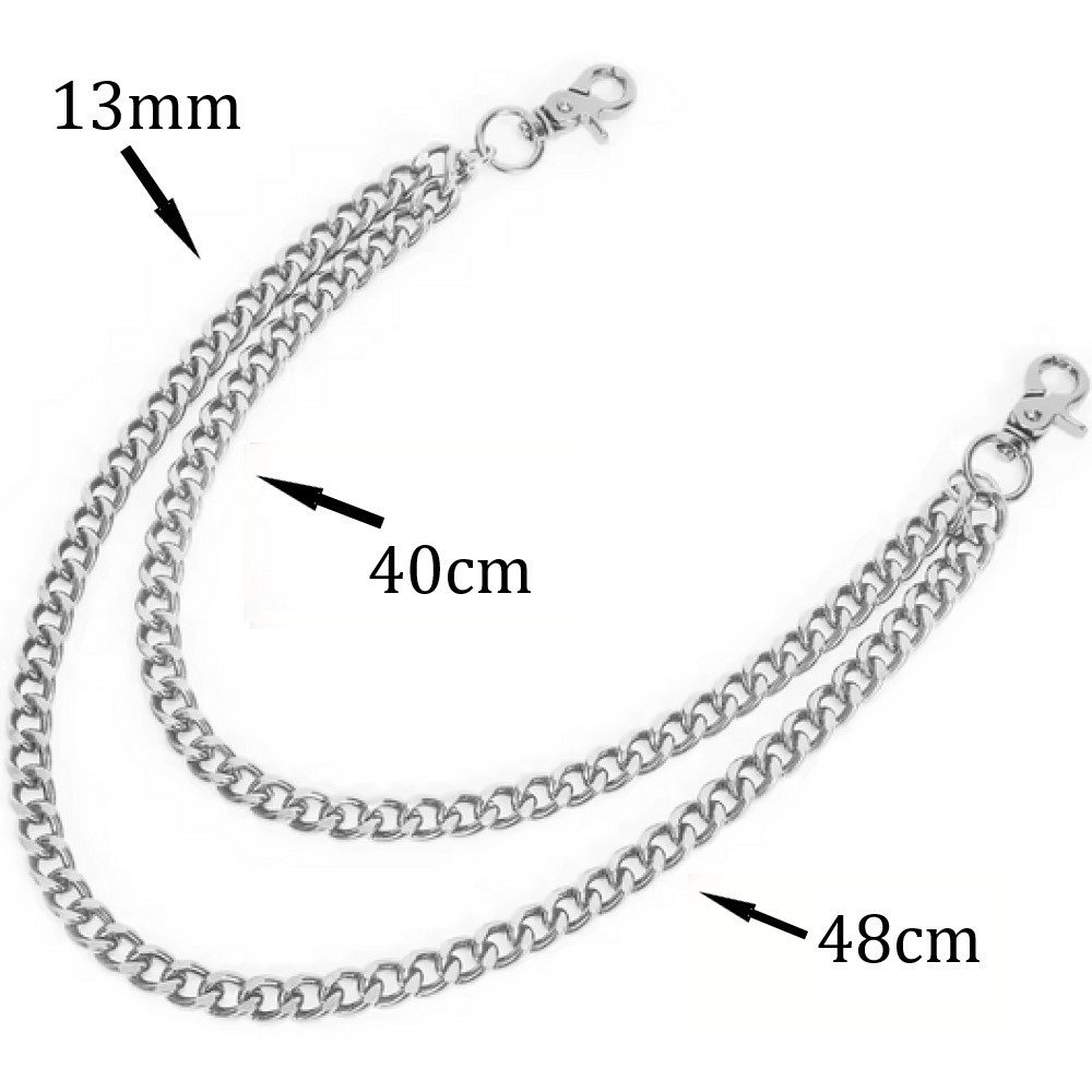 Ware aus aller Welt Hosenkette Zweireihige Schlüsselkette Brieftasche Kette günstig online kaufen