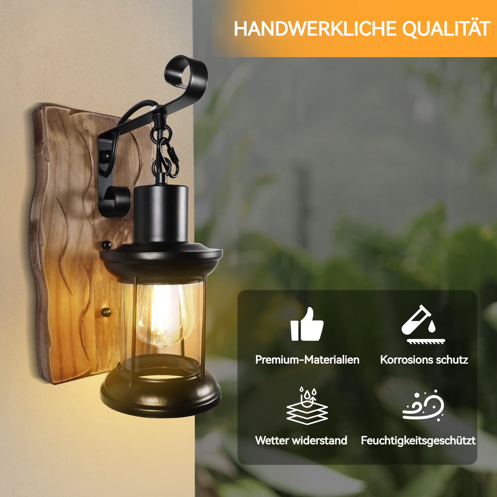 BlingBin Wandleuchte Vintage Retro Wandlampe Nostalgische günstig online kaufen