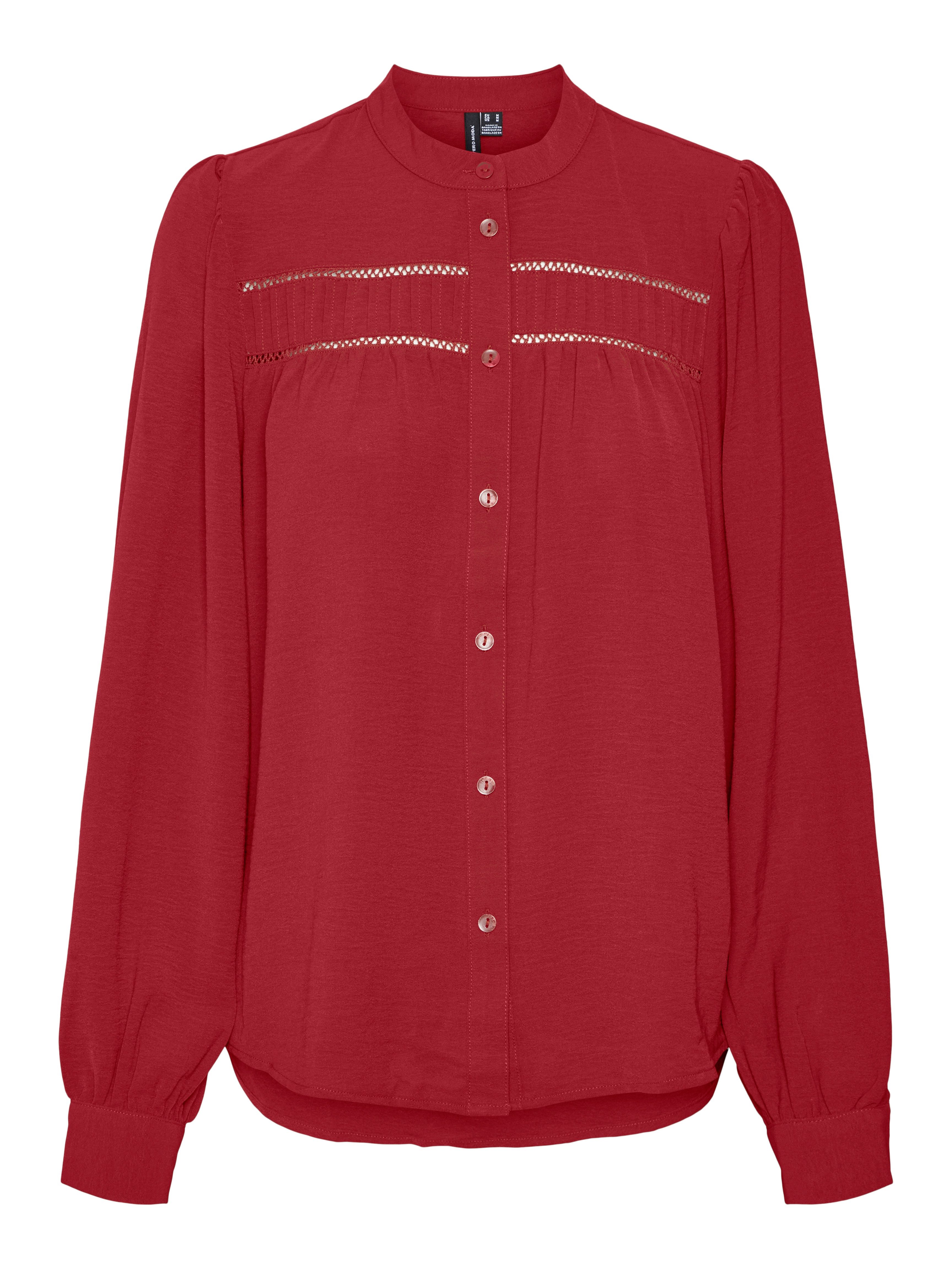Vero Moda Langarmbluse VMEMMA LS LACE SHIRT WVN GA NOOS günstig online kaufen