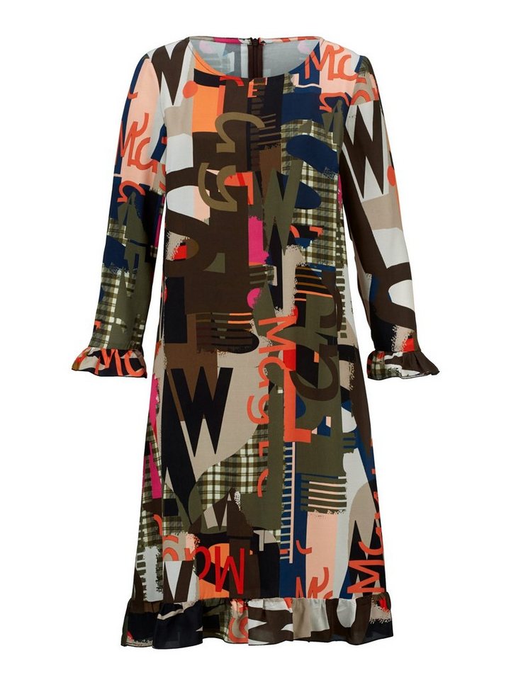 Amy Vermont Kleid mit Volants in bunt