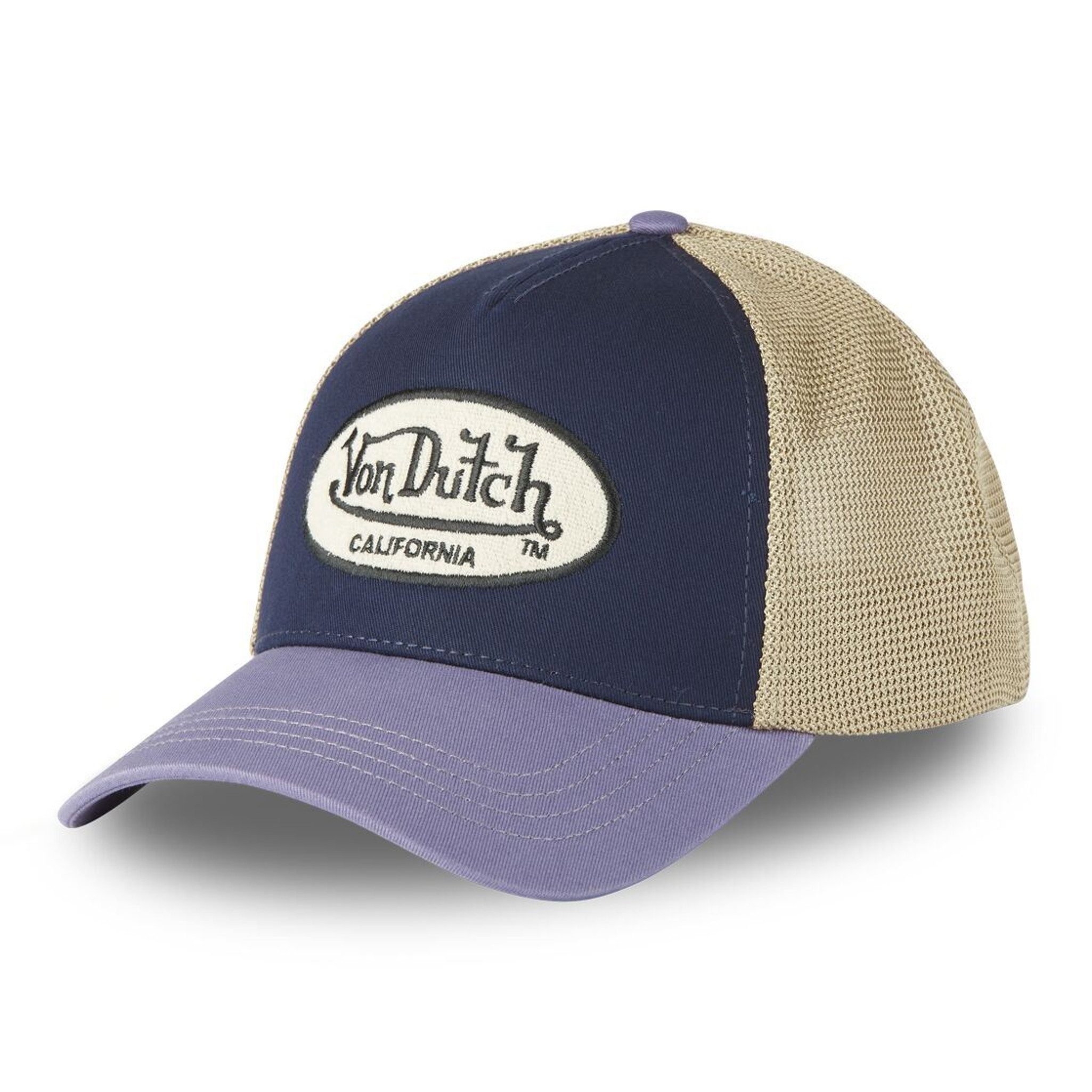 Von Dutch Trucker Cap Von Dutch Originals Trucker Cap - CALIFORNIA TERRY PATCH Mesh (Basecap, Basecap, Meshcap, Trucker Kappe)