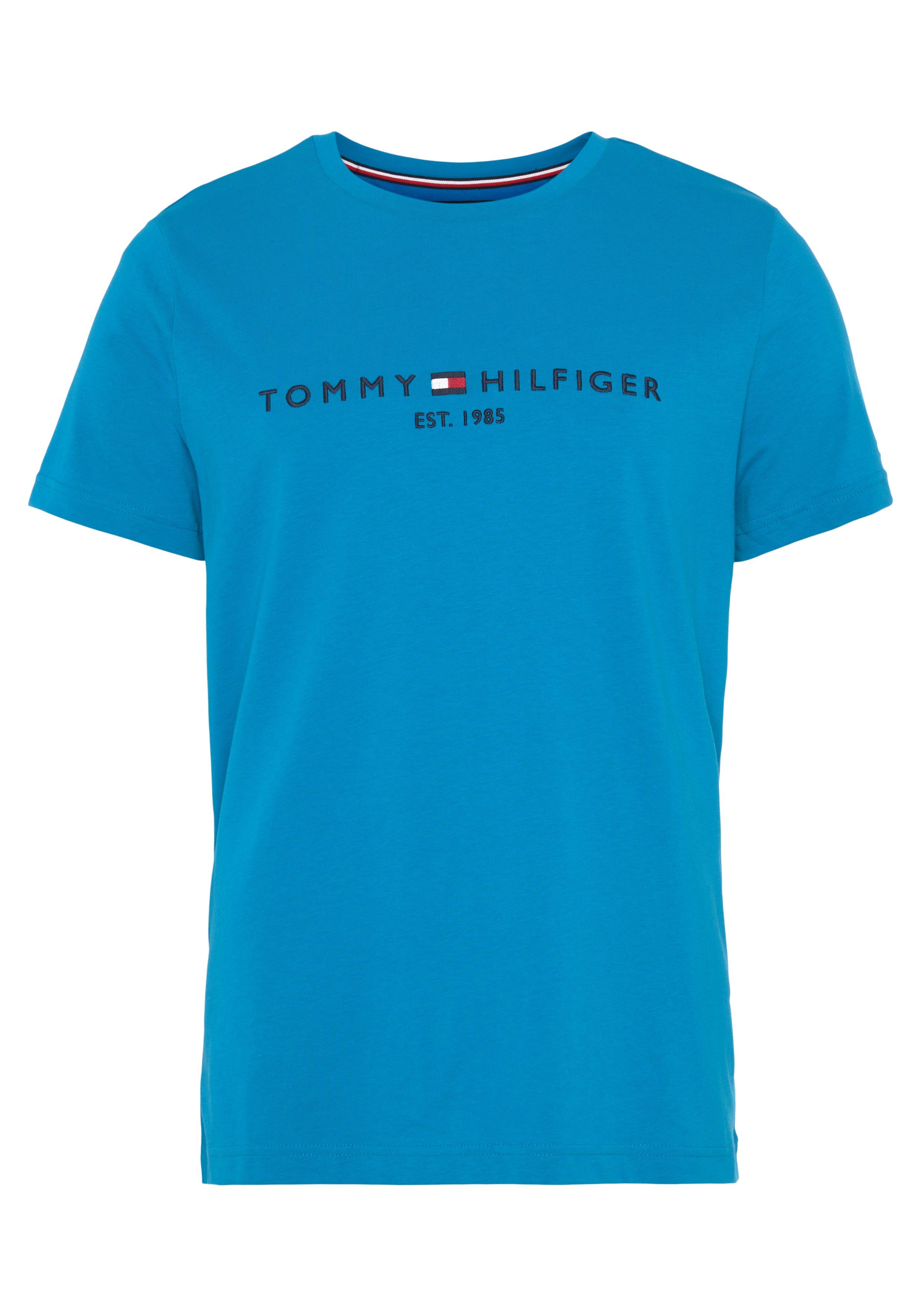 Tommy Hilfiger T-Shirt TOMMY LOGO TEE Cerulean Aqua