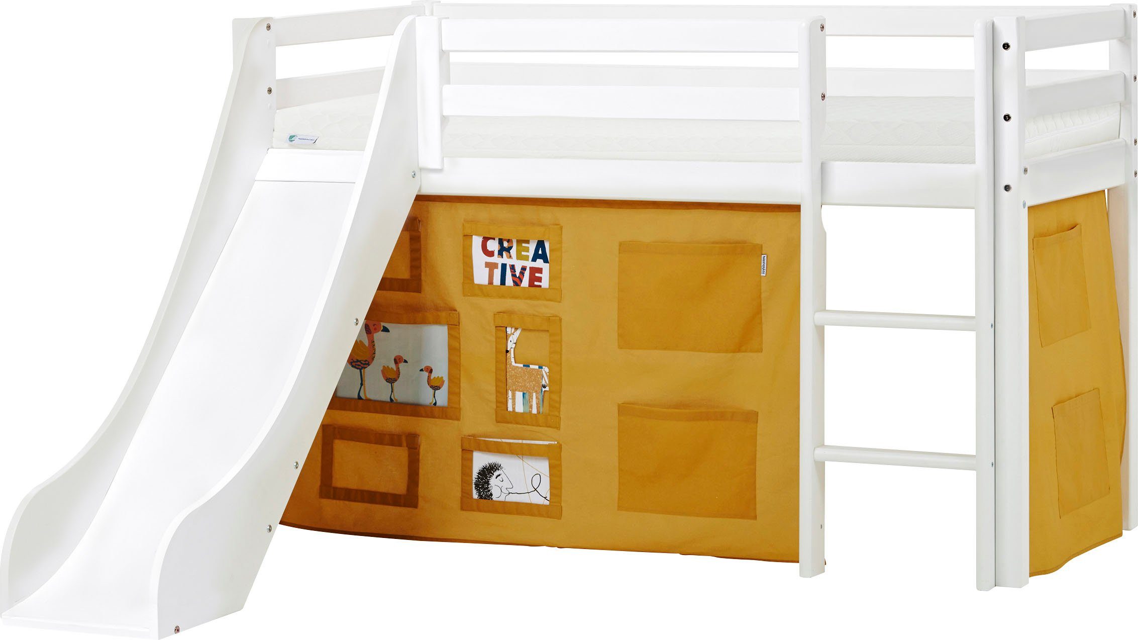 Hochbett «Creator Autumn Yellow»