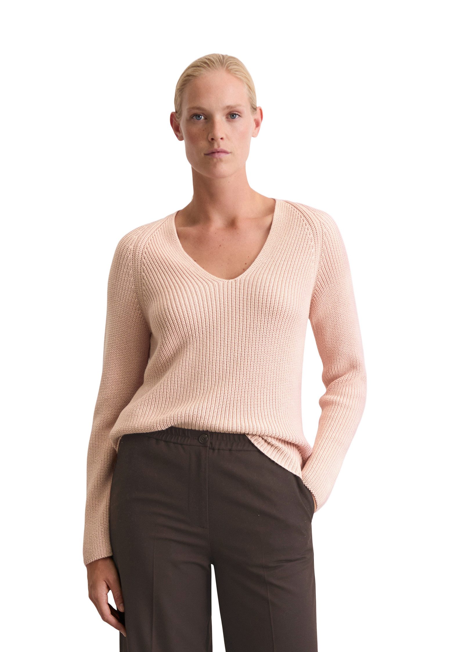 Marc O'Polo Strickpullover aus softem Baumwoll-Garn günstig online kaufen