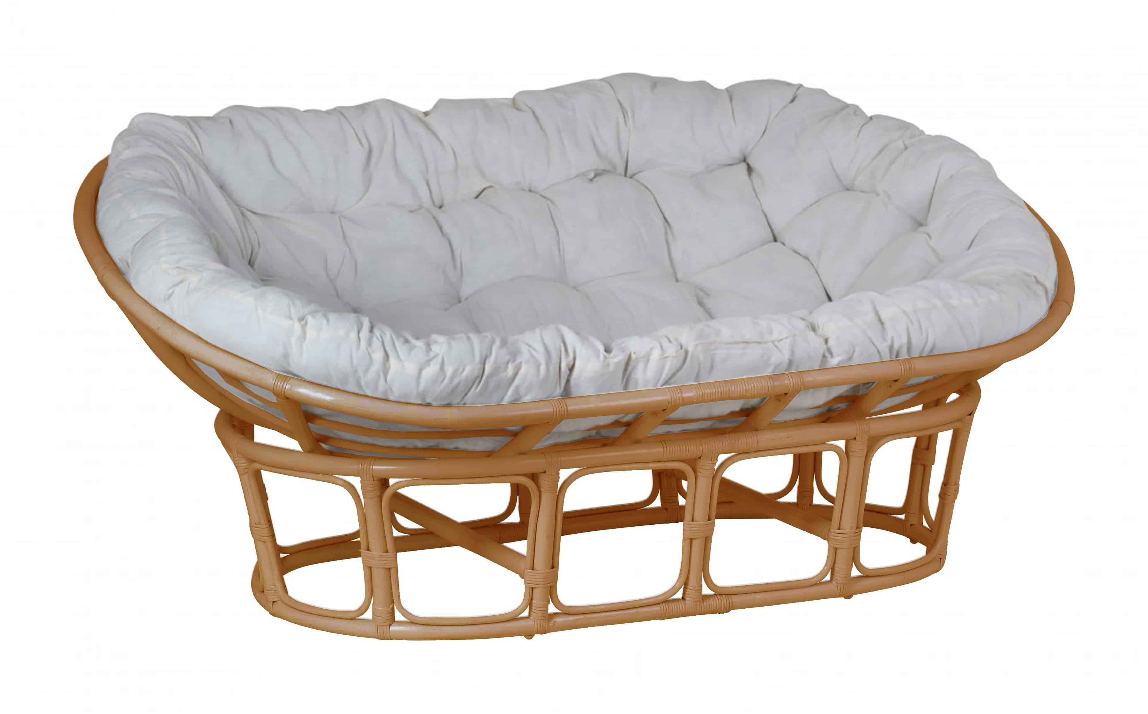MiaMöbel Sofa Rattan, aus Rattangeflecht Honig