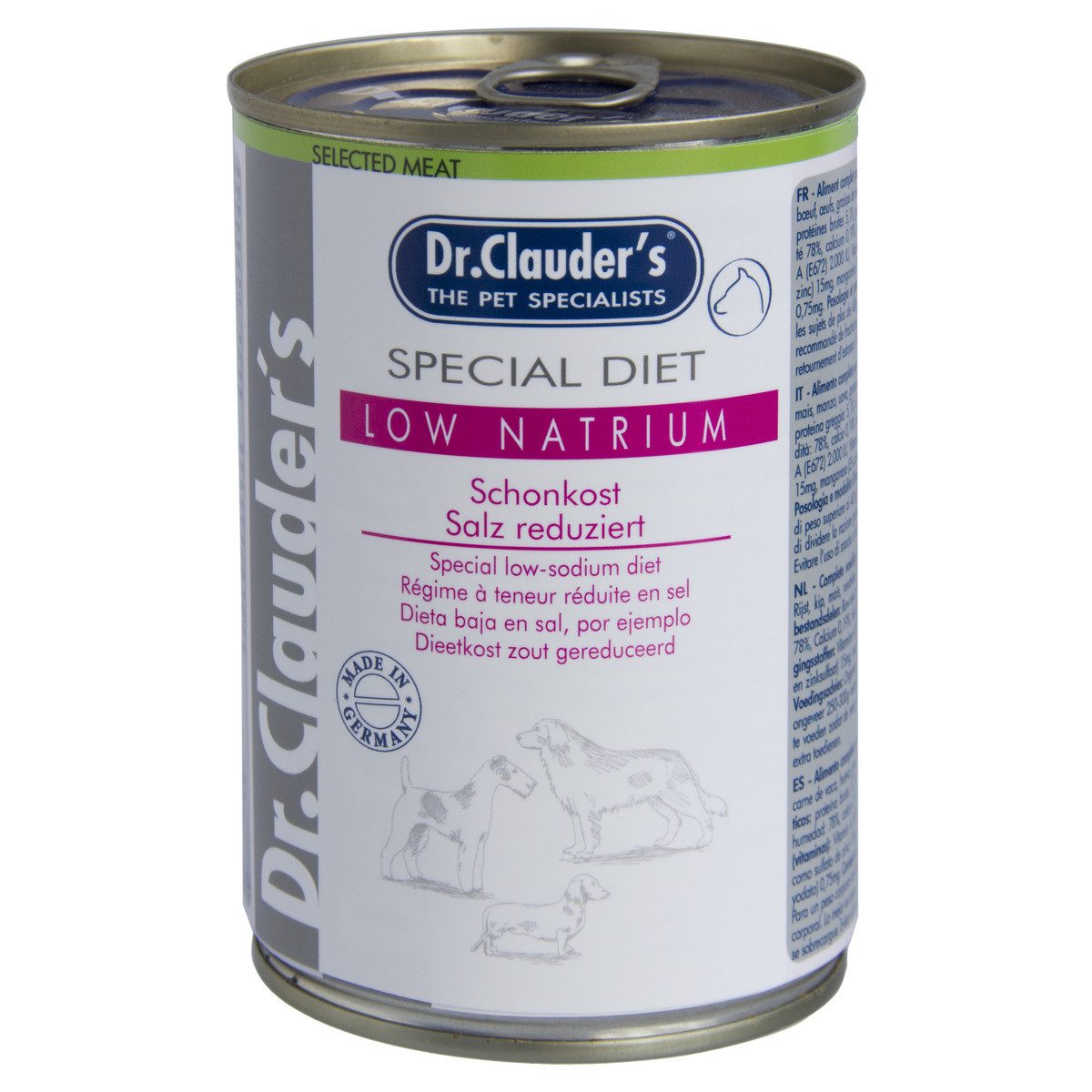 Dr. Clauder's Special Diet Low Natrium 400 g - 6 Stück