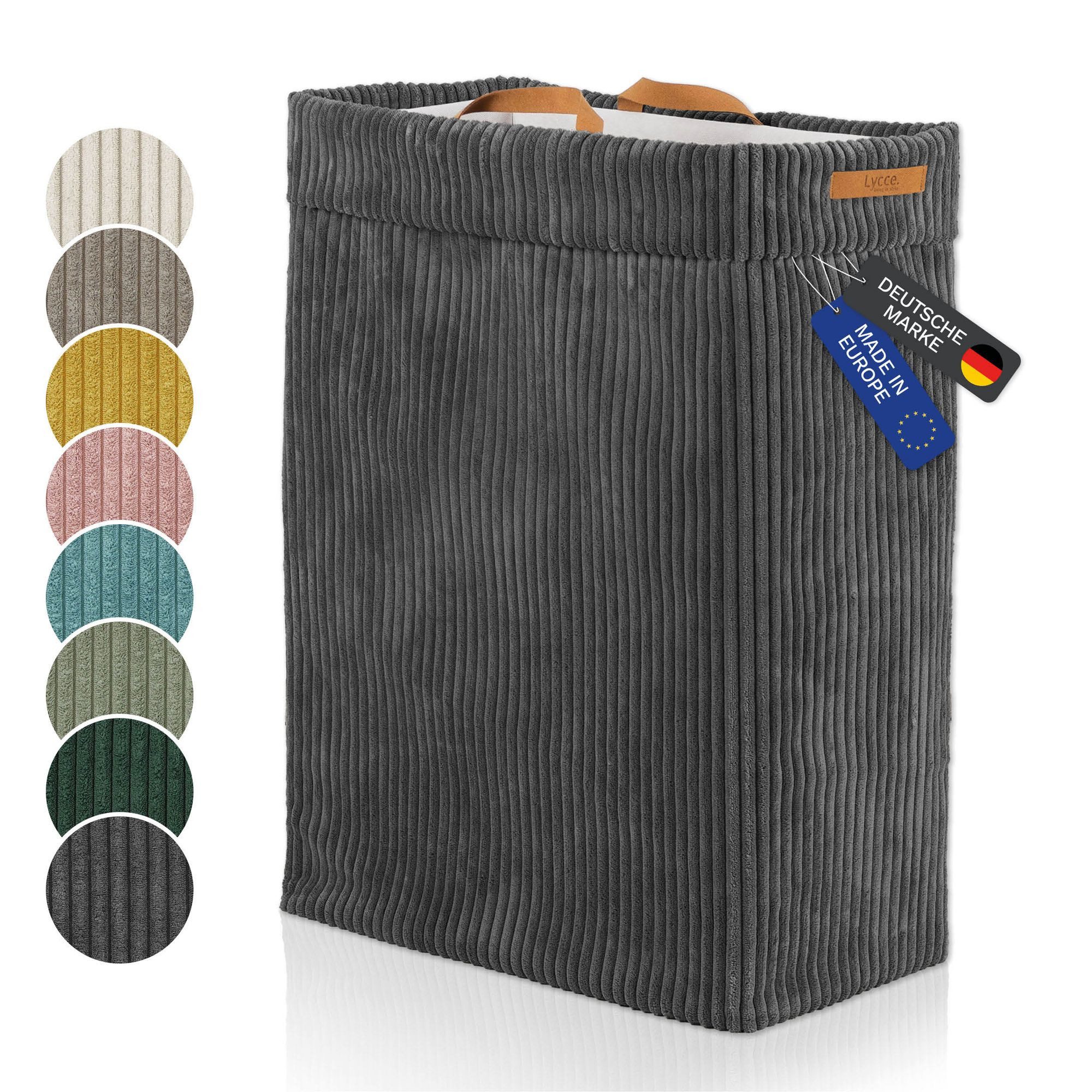 Lycce Wäschekorb Lycce Wäschekorb Cord – faltbar, waschbar & perfekt für Nischen – Bild 4 von 5