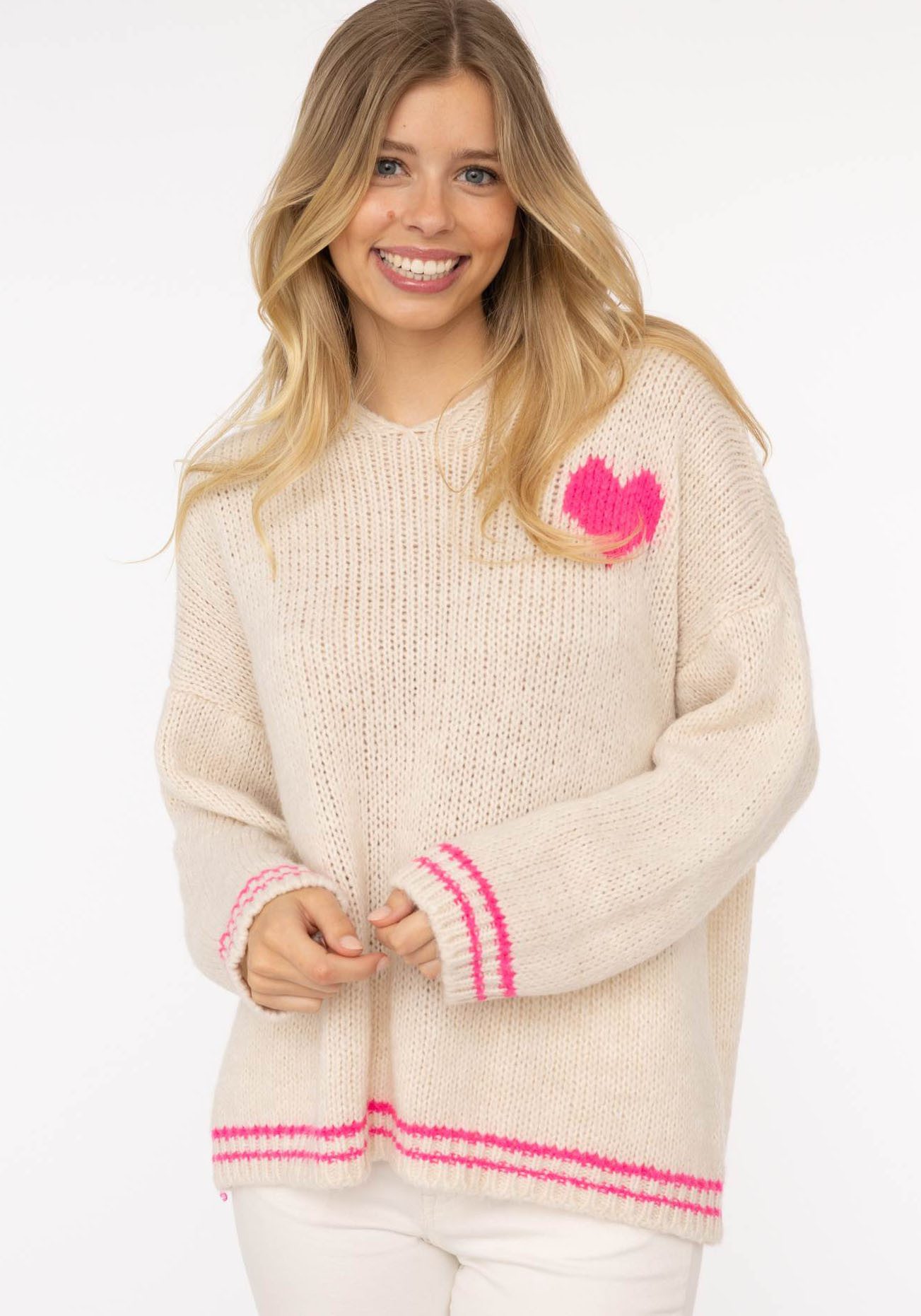 Zwillingsherz Kapuzenpullover "Herz" One Size, Kapuze, günstig online kaufen