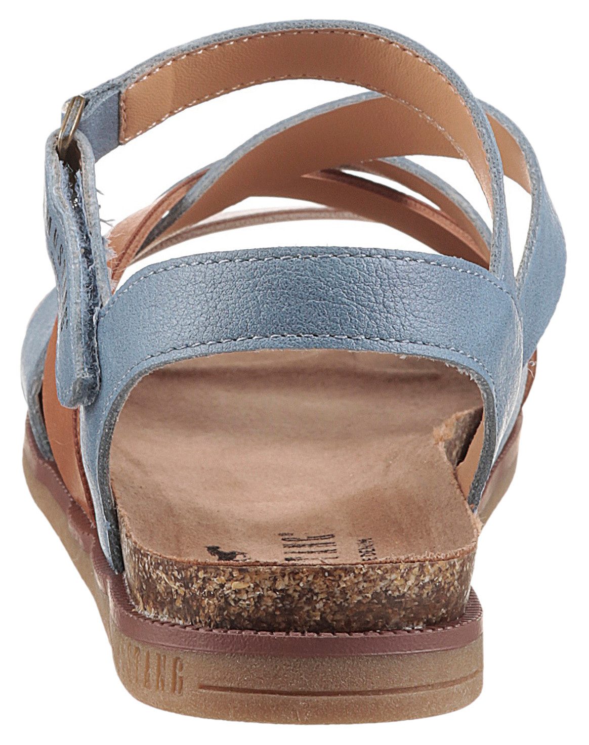 Mustang Shoes Riemchensandale, Barfußschuh, Klettschuh, Sommerschuh mit Tie günstig online kaufen