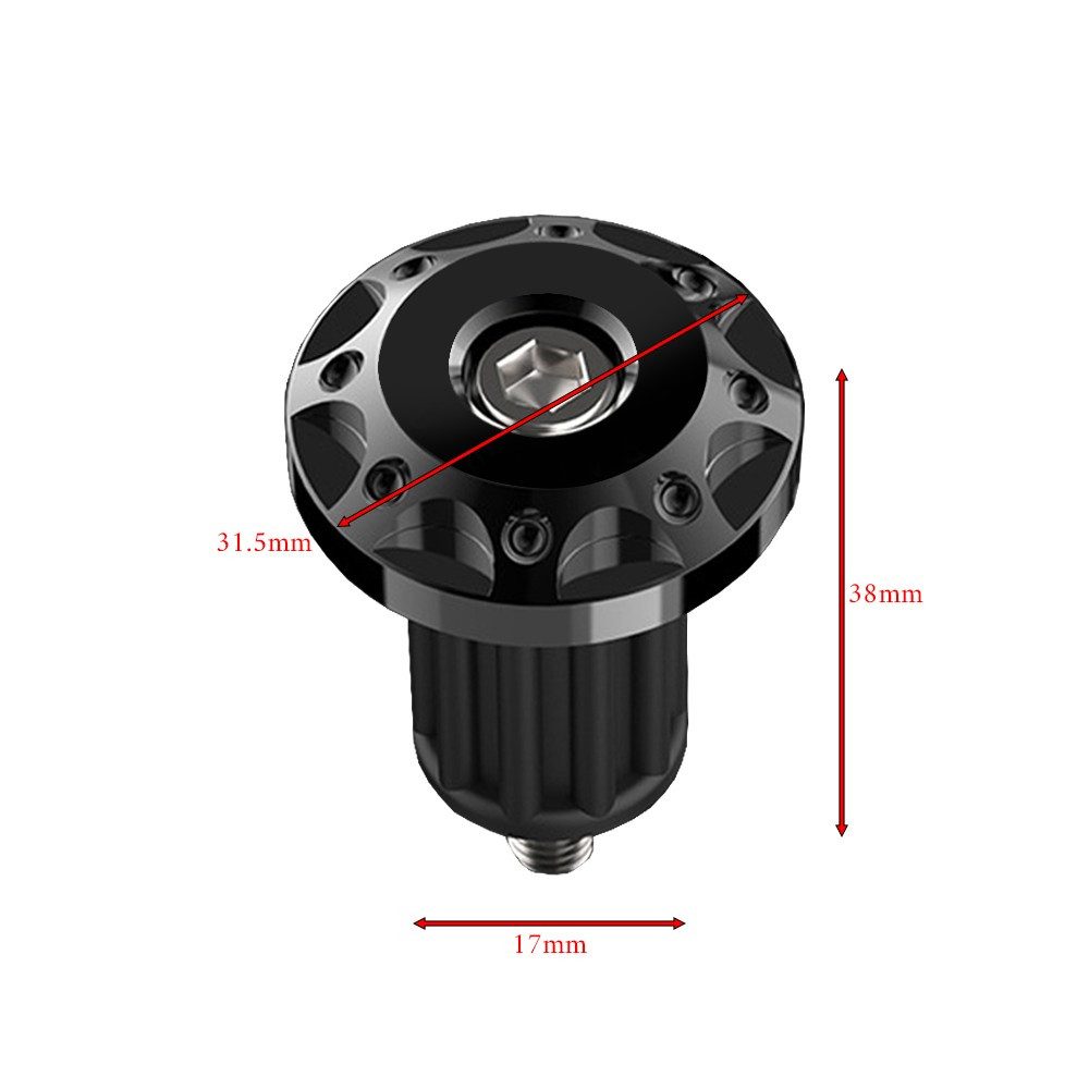 Tourtecs Lenkervorbau Lenkerenden / Motorrad Lenkergewichte # LE1 für universal Lenker schwa