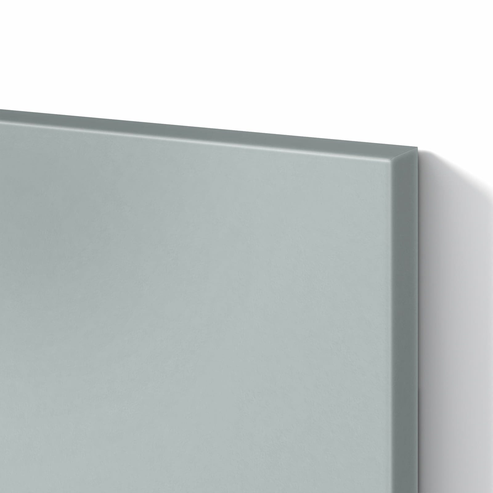 Primedeco Magnettafel Nebelgrau – Magnetwand & Memoboard aus Metall, (Komplett-Set, 1-tlg., Inklusive 4 Magnete und 2 Boardmarker (weiß & schwarz), magnetisch & – Bild 5 von 5