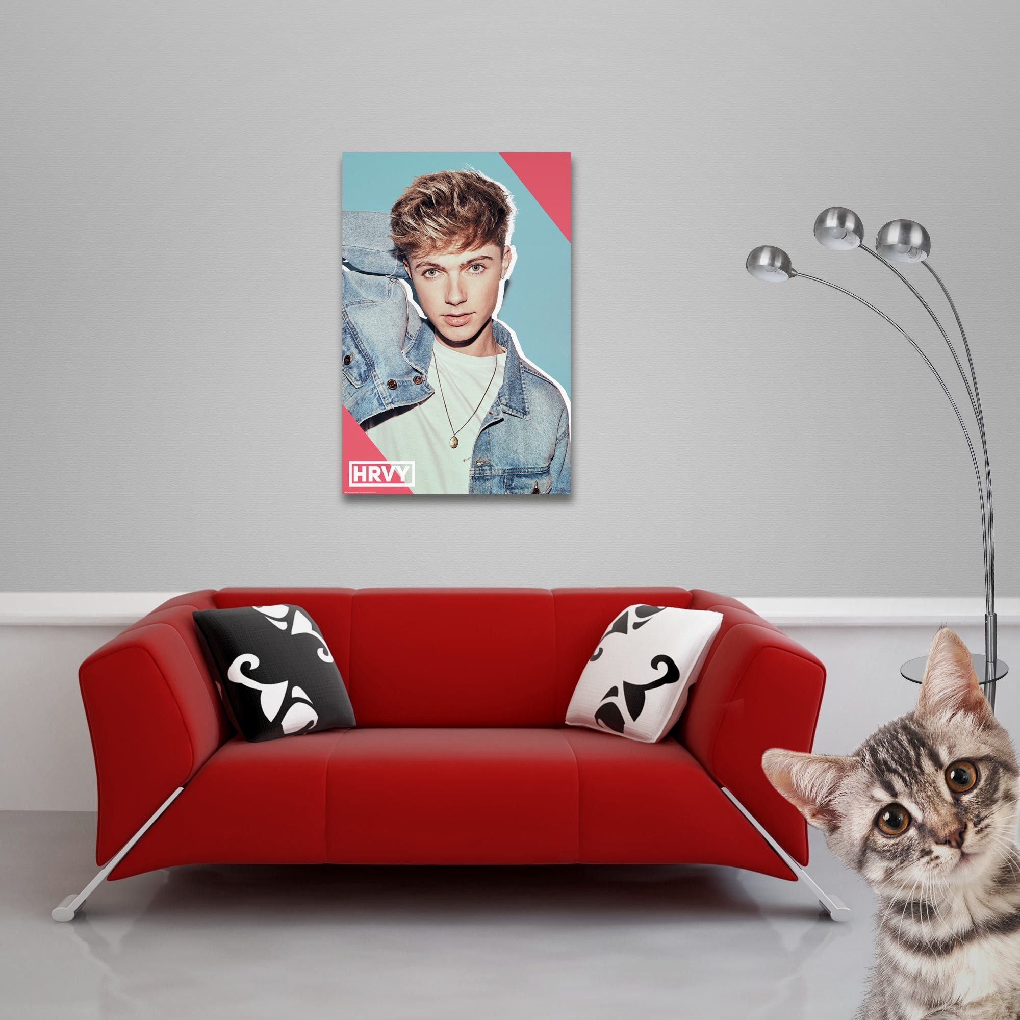 Poster HRVY - Poster - Pin Up