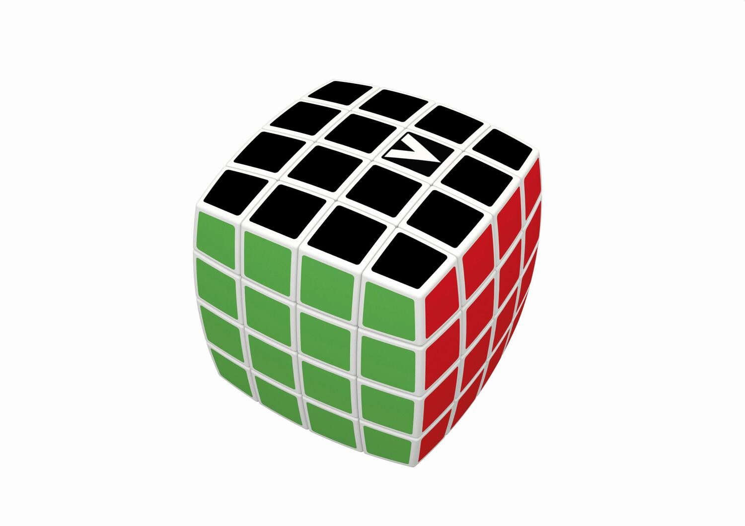 BrainBox Spiel, V-Cube - Zauberwürfel gewölbt 4x4x4