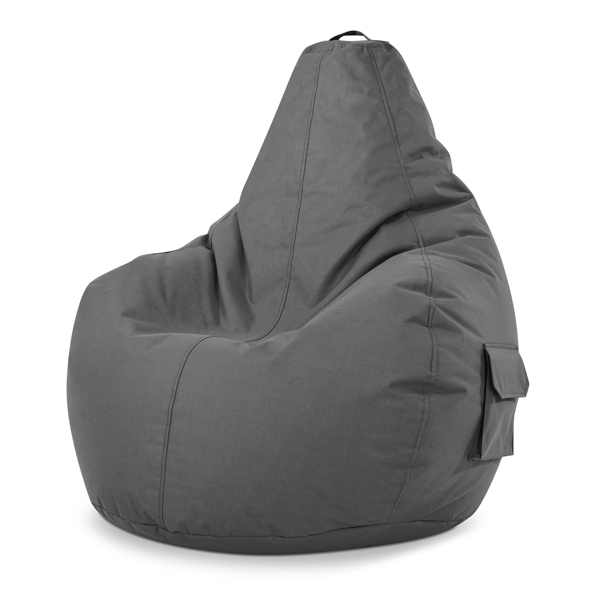 Green Bean Sitzsack Gaming Sitzsack Lounge Chair Cozy (Sitzsack mit Rückenlehne 80x70x90cm - Gaming Chair mit 230L EPS-Perlen Füllung, Kuschelig Weich Waschbar), Bean Bag Bodenkissen Lounge Sitzhocker Relax-Sessel Gamer Gamingstuhl