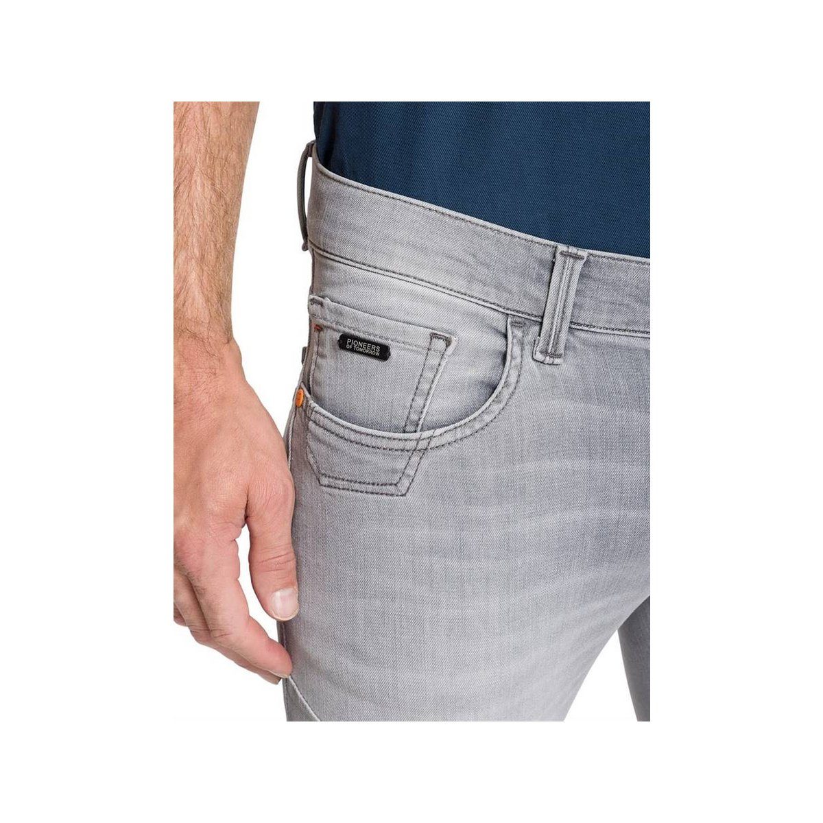 hell-grau Stoffhose Jeans Pioneer (1-tlg) Authentic