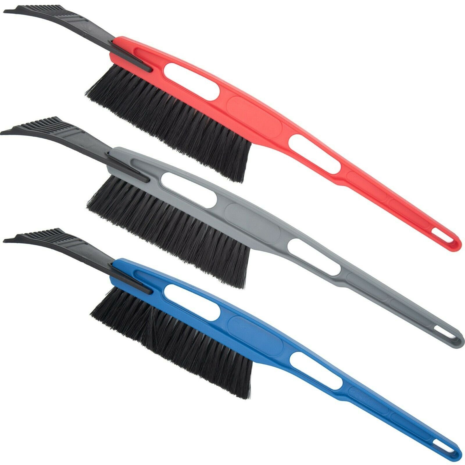 Osma Eiskratzer Eiskratzer Eisschaber Schnee Eis Entferner Besen Feger, Bürste, abnehmbar, XL, 2in1