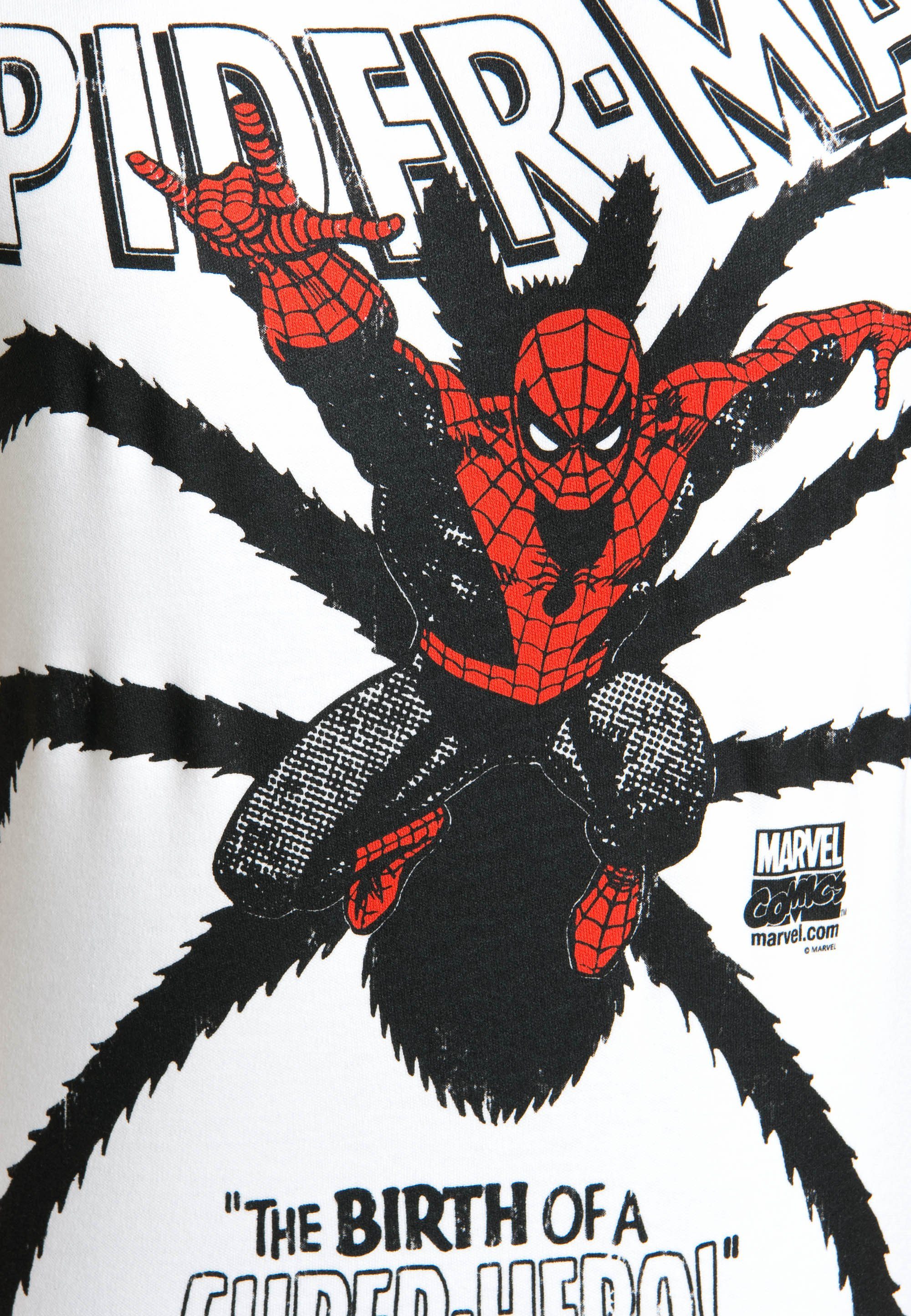 Originaldesign LOGOSHIRT Spider-Man lizenzierten mit Birth T-Shirt