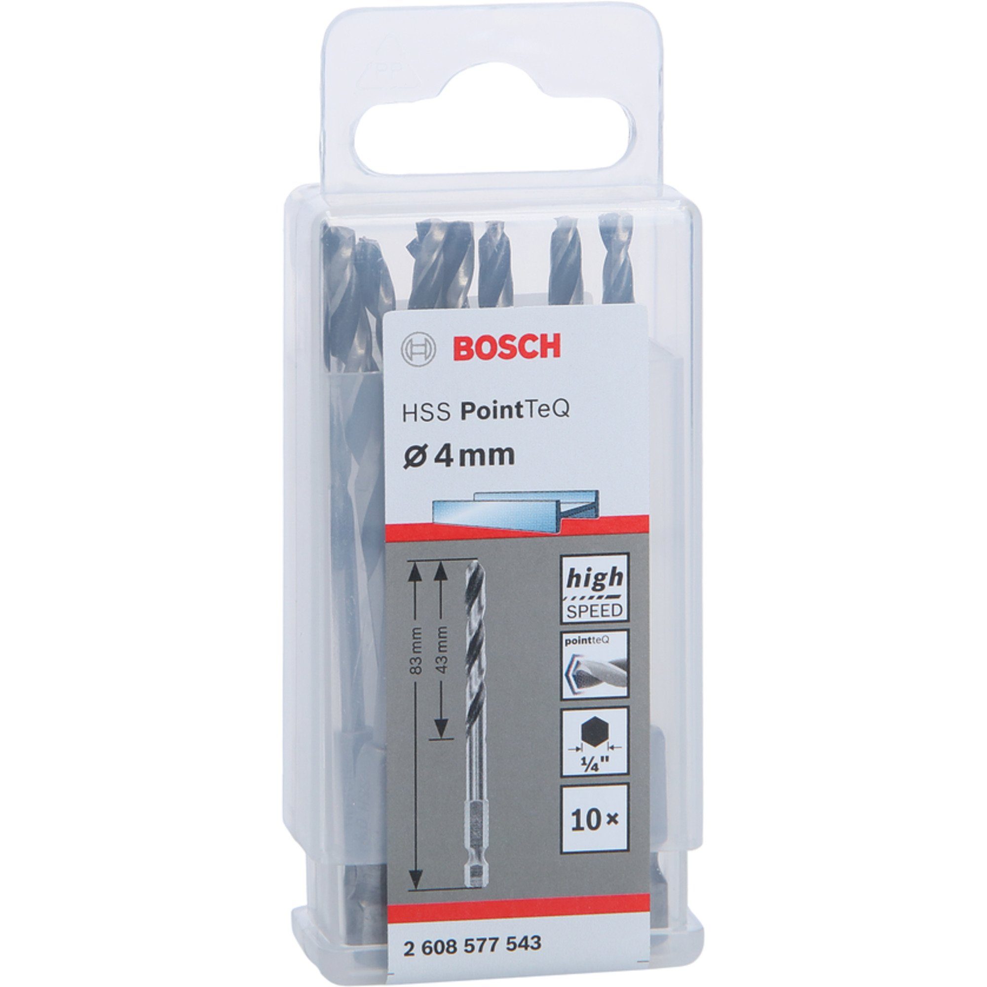 BOSCH Bohrer- und Bitset Bosch Professional HSS-Spiralbohrer PointTeQ Hex | Bohrer