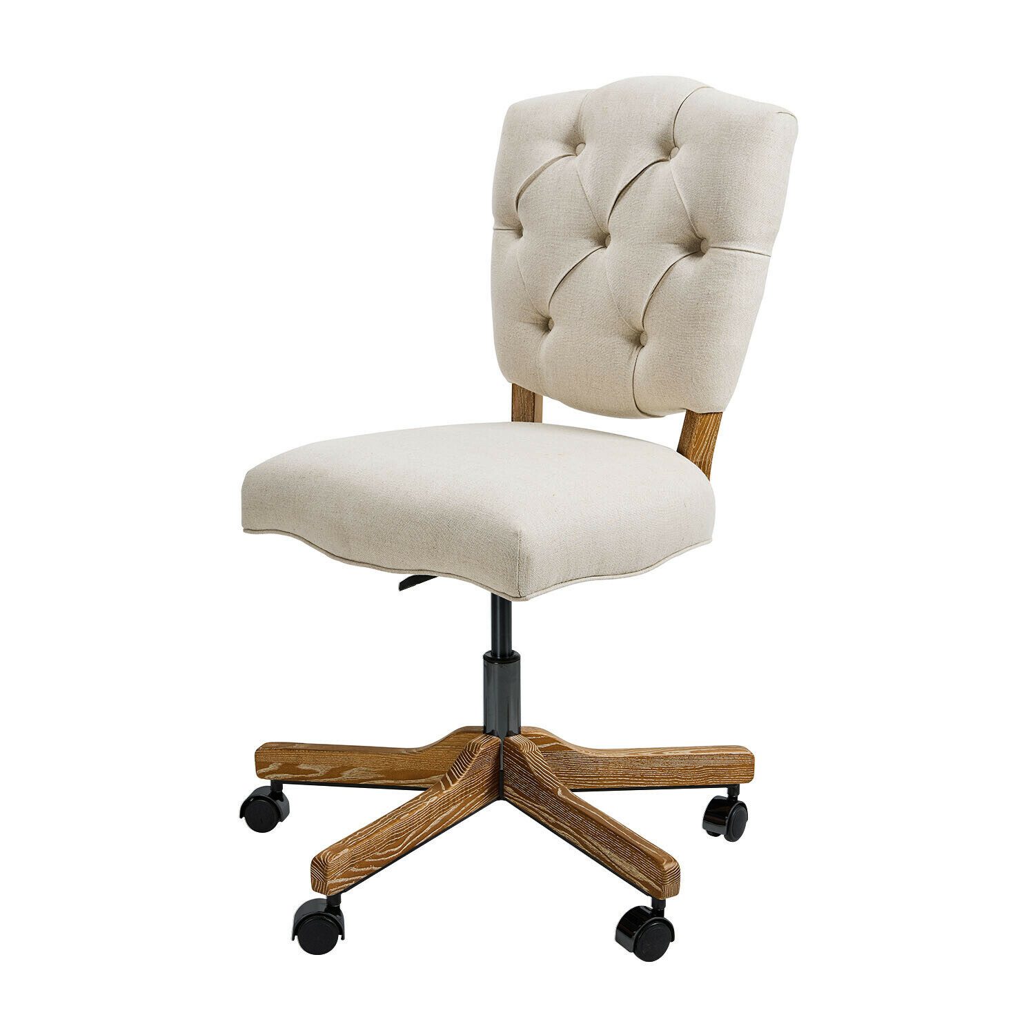 Mirabeau Esszimmerstuhl Schreibtischstuhl Havenleigh creme/braun