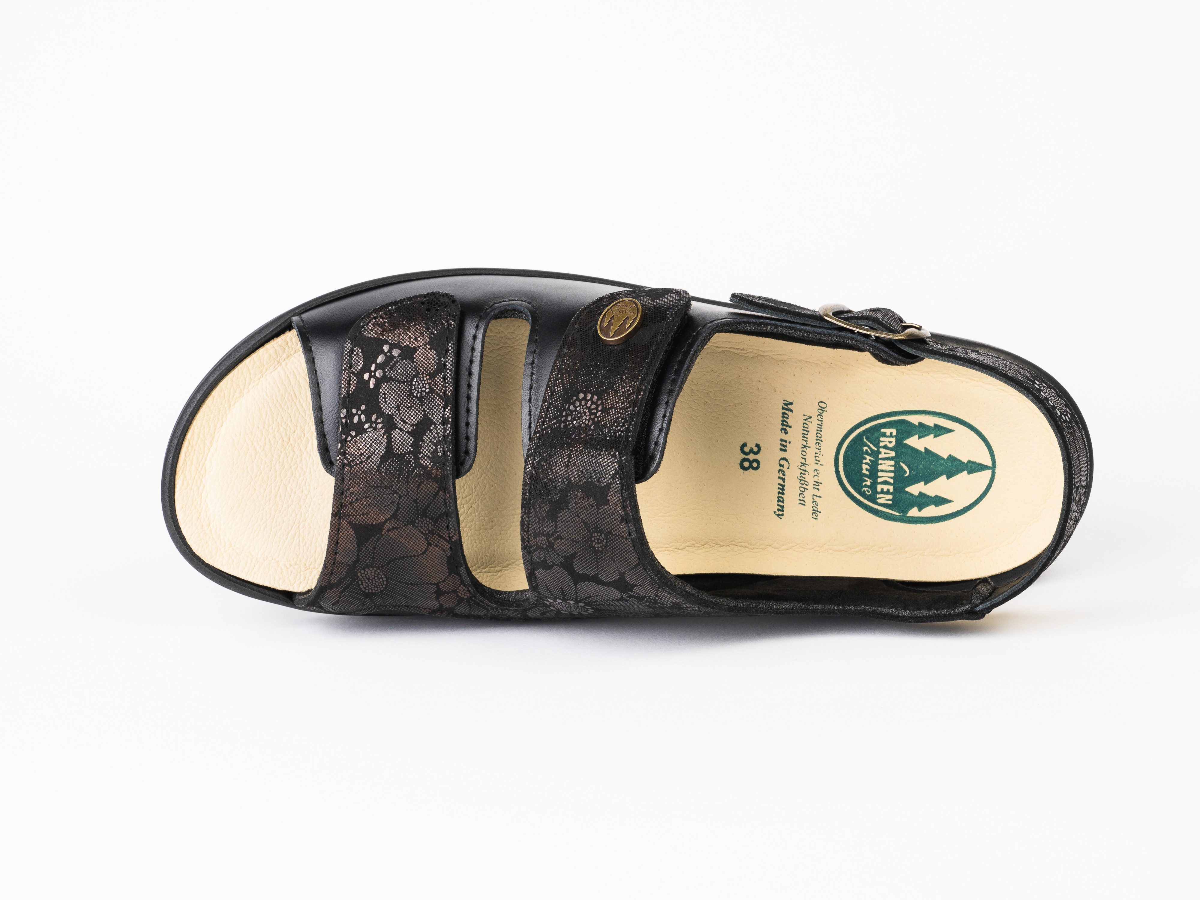 Franken-Schuhe Art. 270-B45 Damen Sandale (geeigent für Hallux Valgus, mit loser Einlage und STRETCH) Weite "H-plus" – Bild 5 von 5