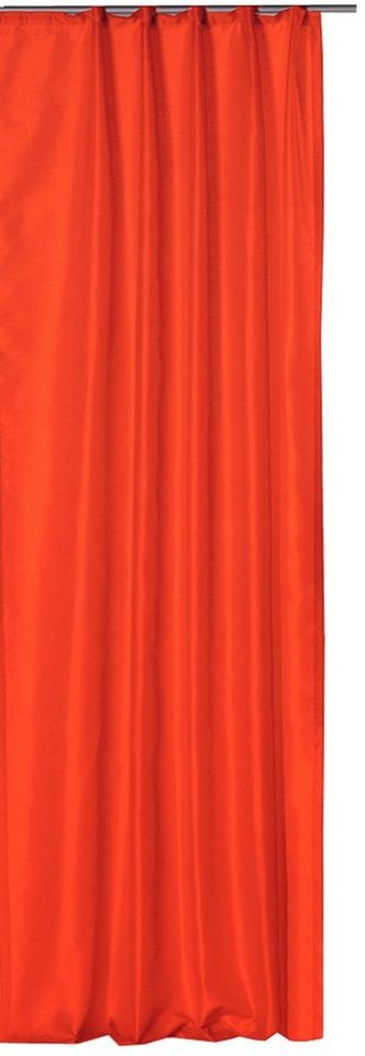 Haus und Deko Gardine Vorhang Kräuselband halbtransparent Wildseiden Optik 140x245cm Trend (1 St), Kräuselband, halbtransparent, Polyester