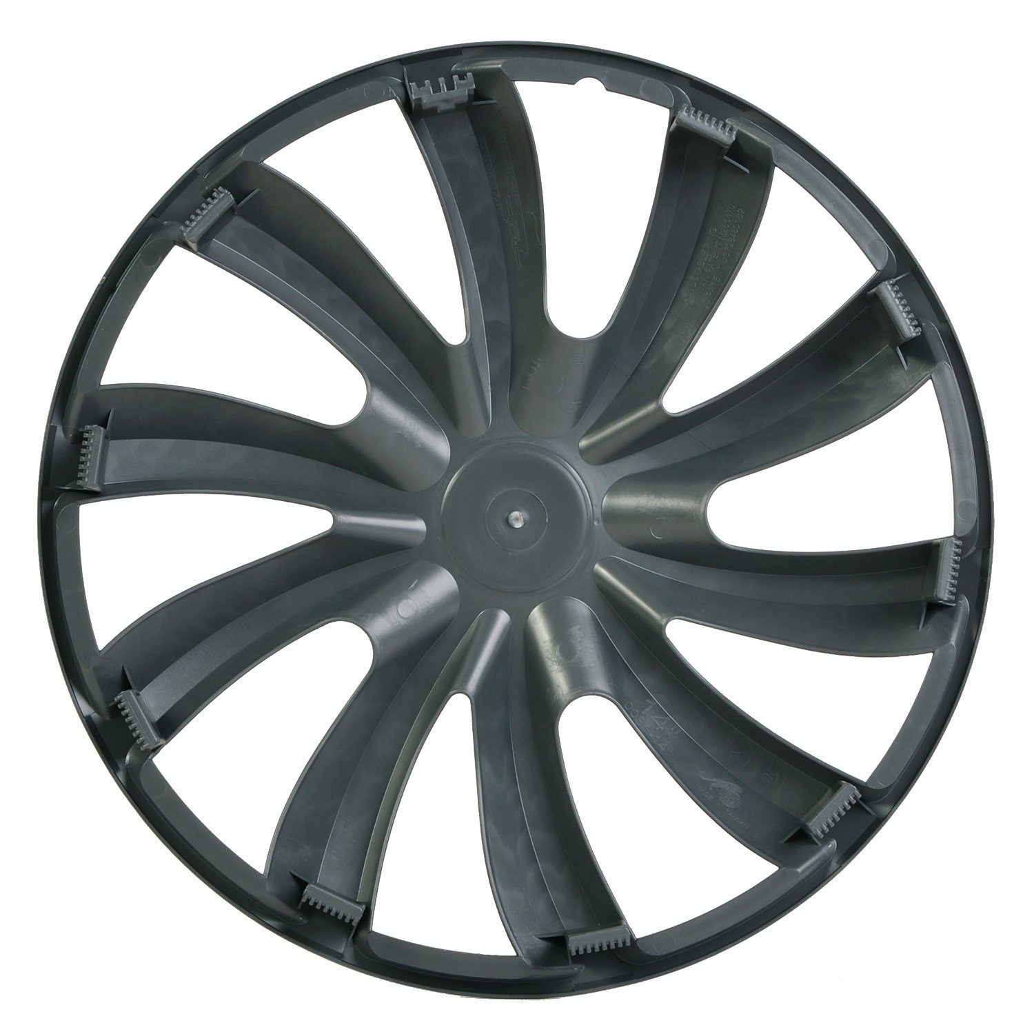 Formula 1 Wheel Trim Set 14 inch WC142 Matte Black, 14 in inch, (Set, 4-Piece) Design 4x Wheel Trim Covers Matte Universal R14 14"