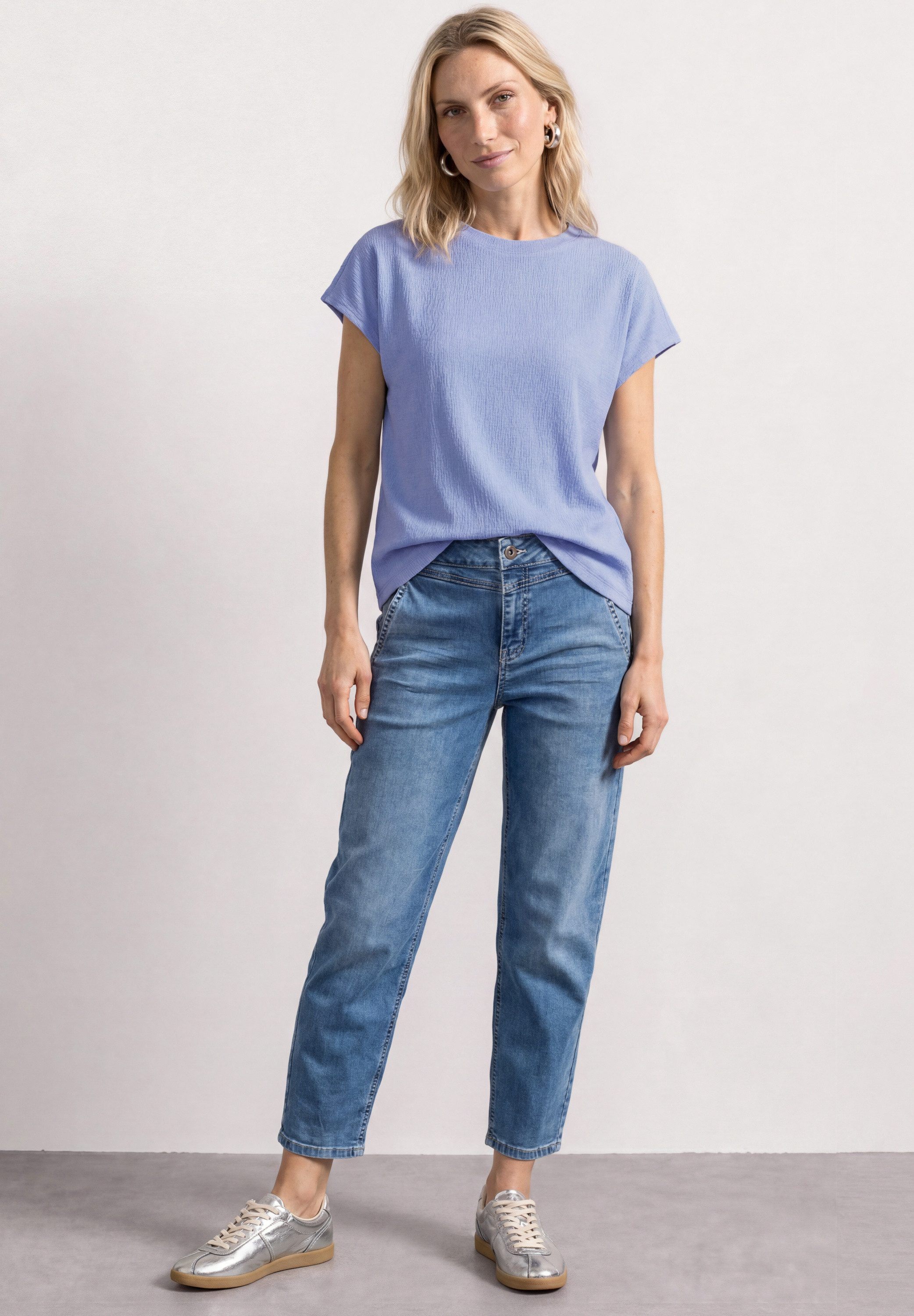 STREET ONE T-Shirt aus softer Viskose – Bild 3 von 5