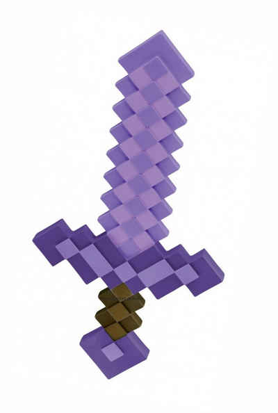 Disguise Spielzeug-Schwert Verzaubertes Minecraft Replik 1:1 Diamant Diamond Schwert sword 51 cm XXL