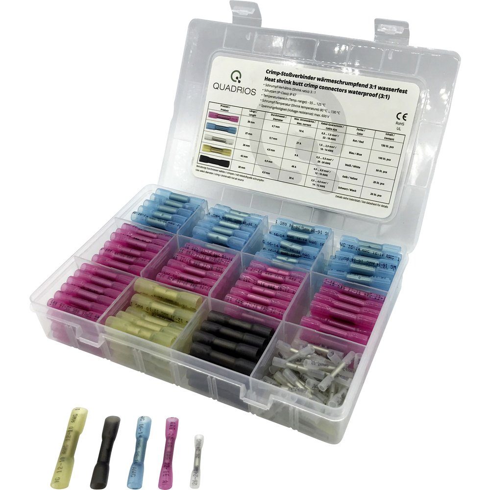 Quadrios Стыковой соединитель Quadrios 2011C397 Стыковой соединитель mit Schrumpfschlauch 0.3 mm² 6 mm² Vol, 2011C397