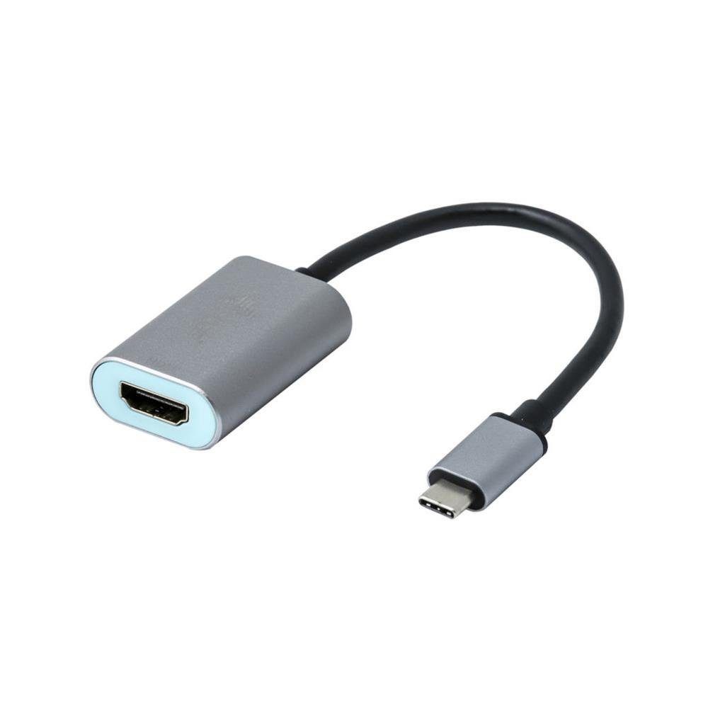 I-TEC USB-C Metal HDMI Adapter 4K/60Hz Video-Adapter USB-C zu HDMI, Thunderbolt 3 kompatibel