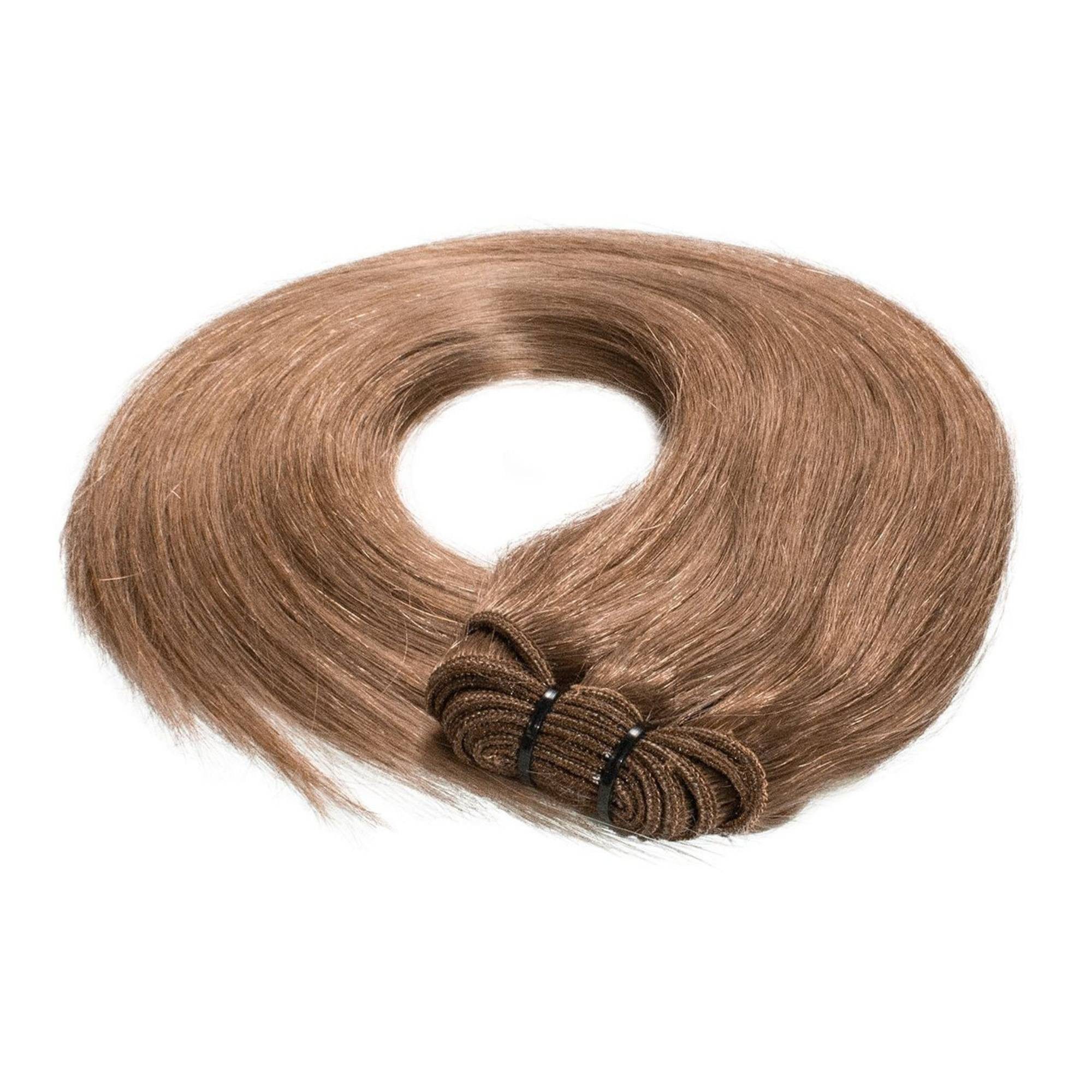 Echthaar-Extension Premium Echthaartresse #8/1 Hellblond Asch 40cm