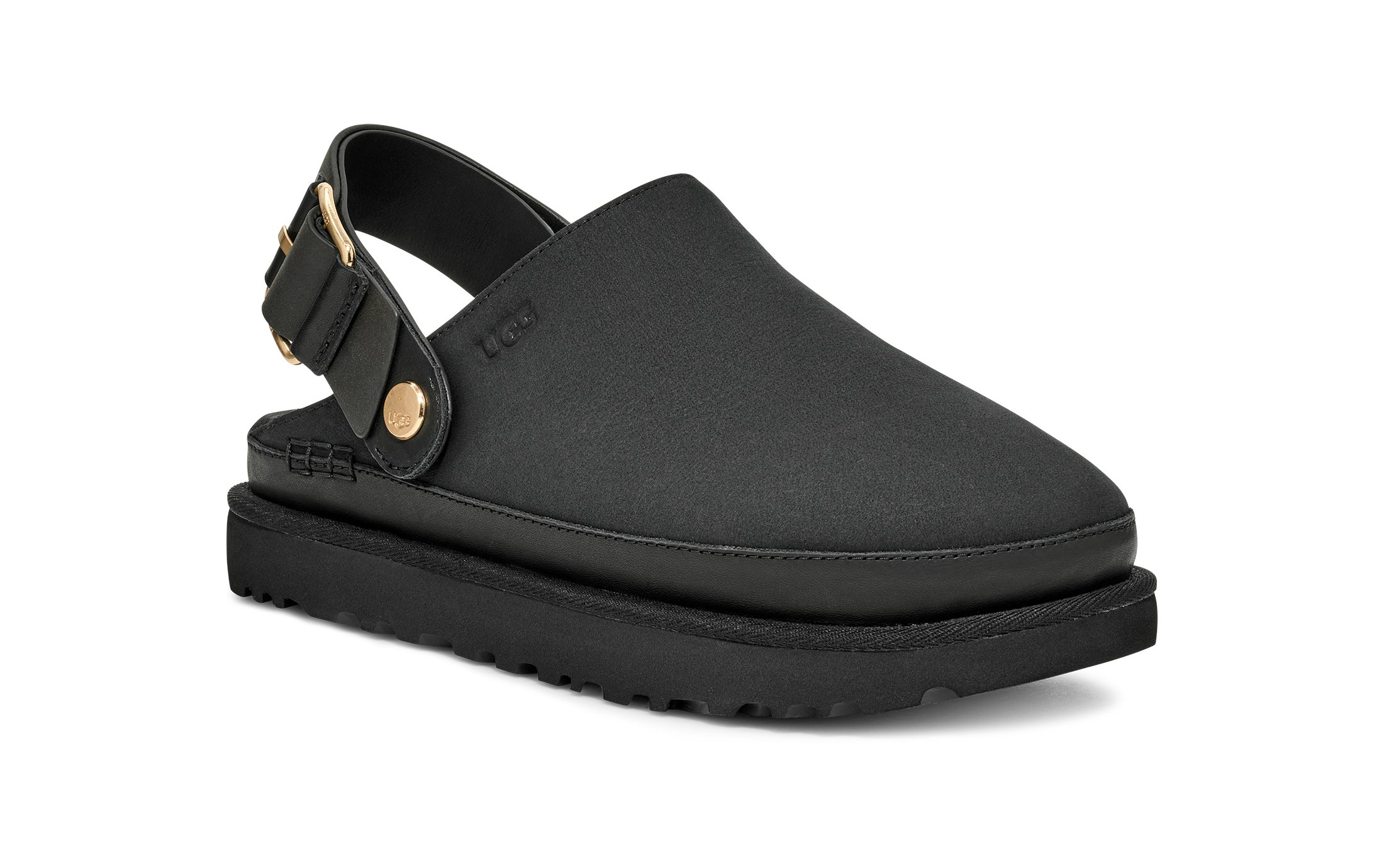 UGG W GOLDENSTAR VILLA CLOG Clog Mule, Schlupfschuh mit schwenkbarem Fersenriemen