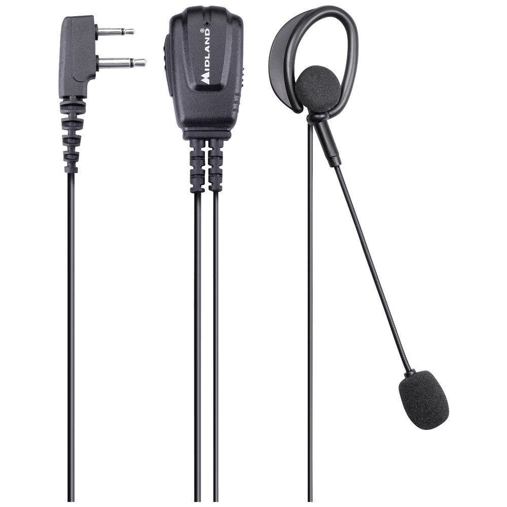 Midland Funkgerät Midland Headset/Sprechgarnitur MA 30-L Kopfhörer und Mikr.Duo Klinke C