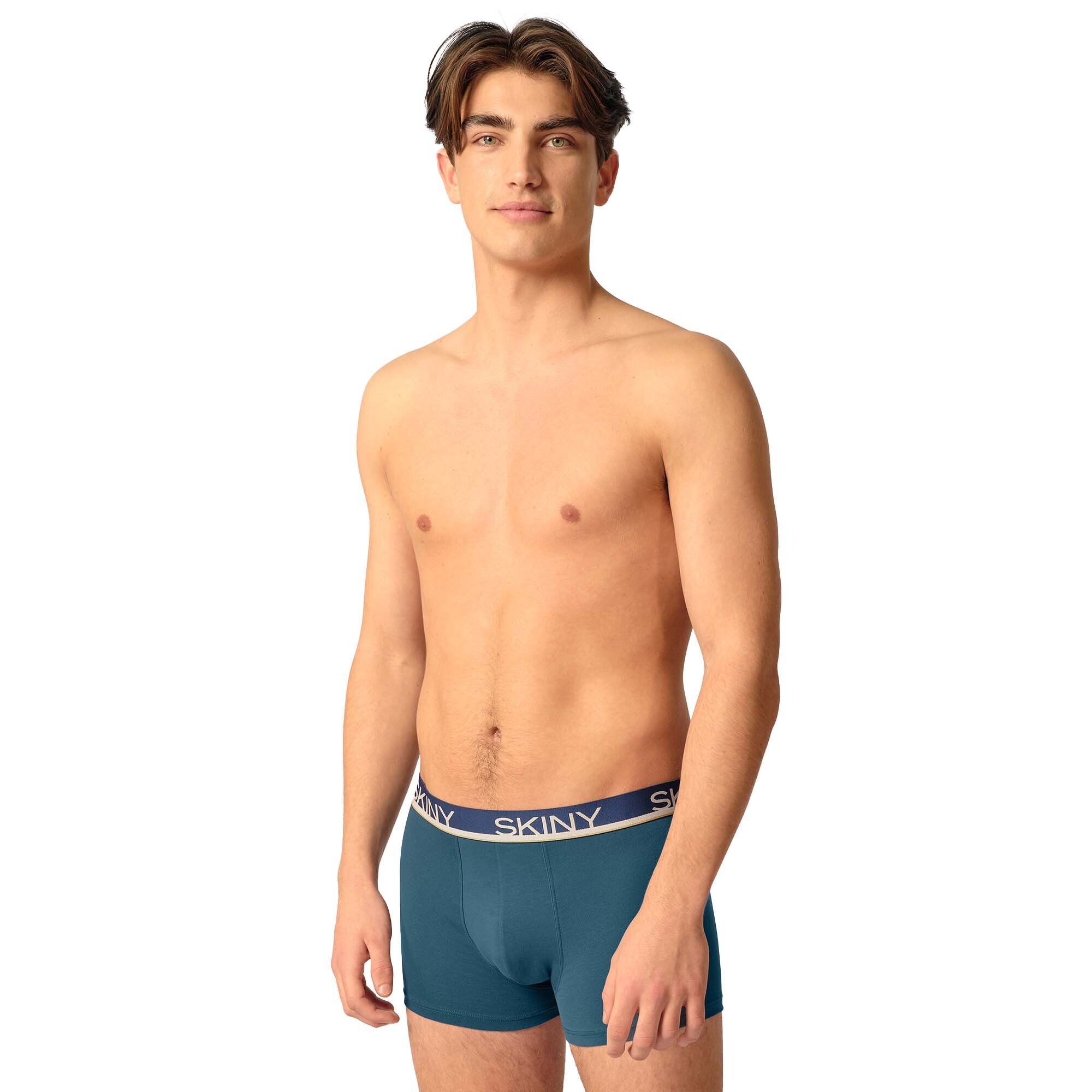 Unterhose Blau Boxer Unterwäsche, - Pack 3er Skiny Pants Herren
