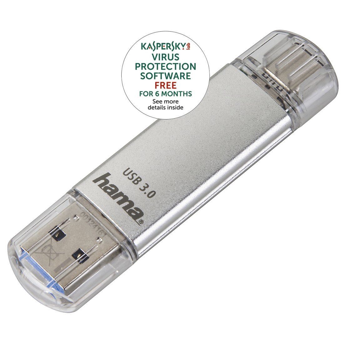 Hama C-Laeta, Type-C USB 3.1/USB 3.0 USB-Stick (USB 3.1)