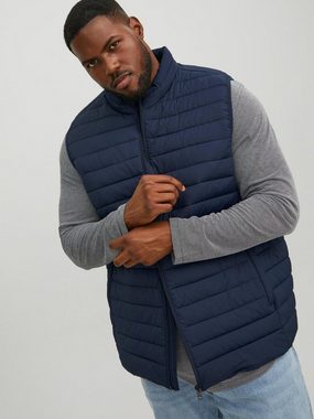 Jack & Jones Funktionsweste Stepp Weste Übergangs Jacke Plus Size Übergrößen JJERECYCLE 6516 in Blau