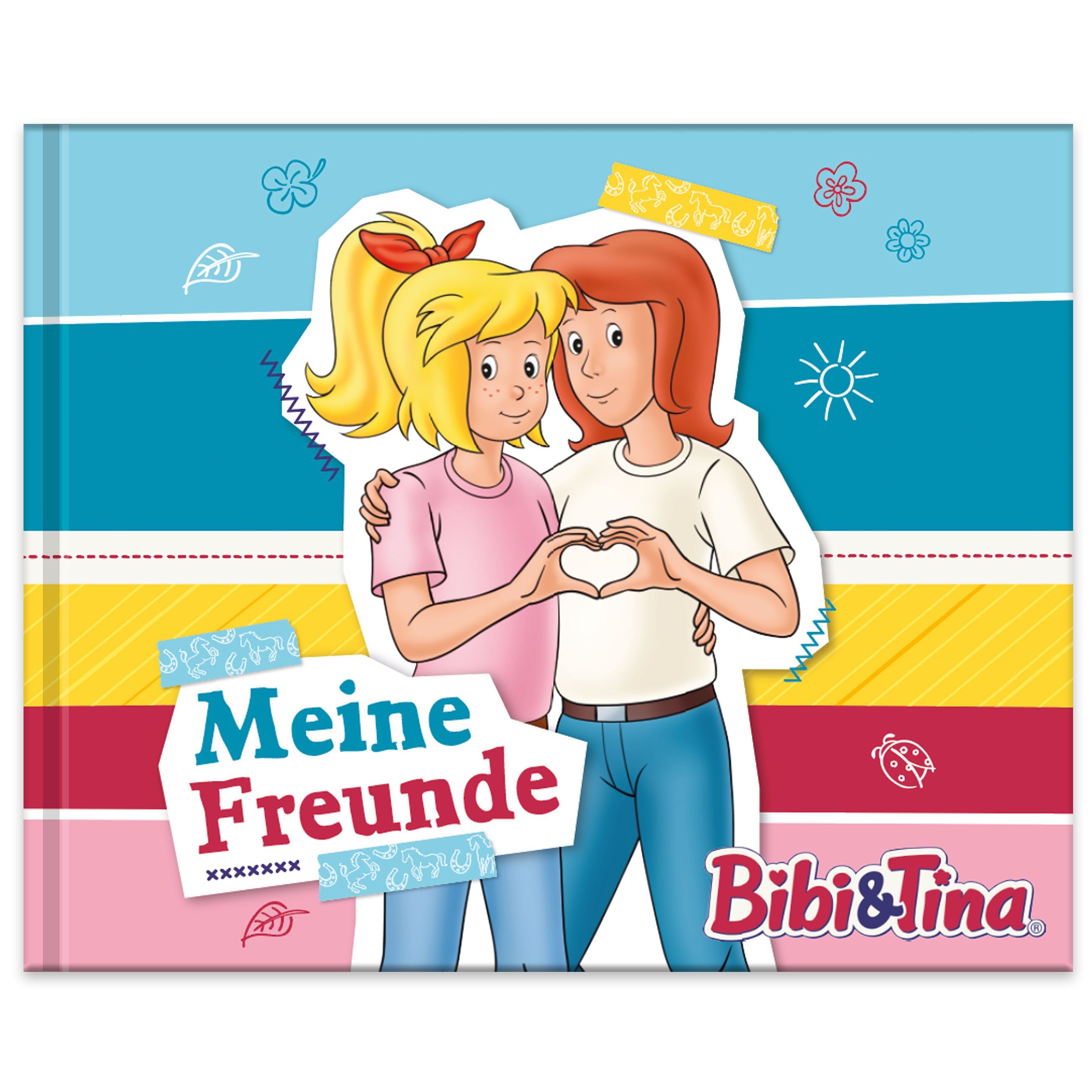 PAPIERDRACHEN Tagebuch Freundebuch für Kinder - Schulfreunde Bibi&Tina