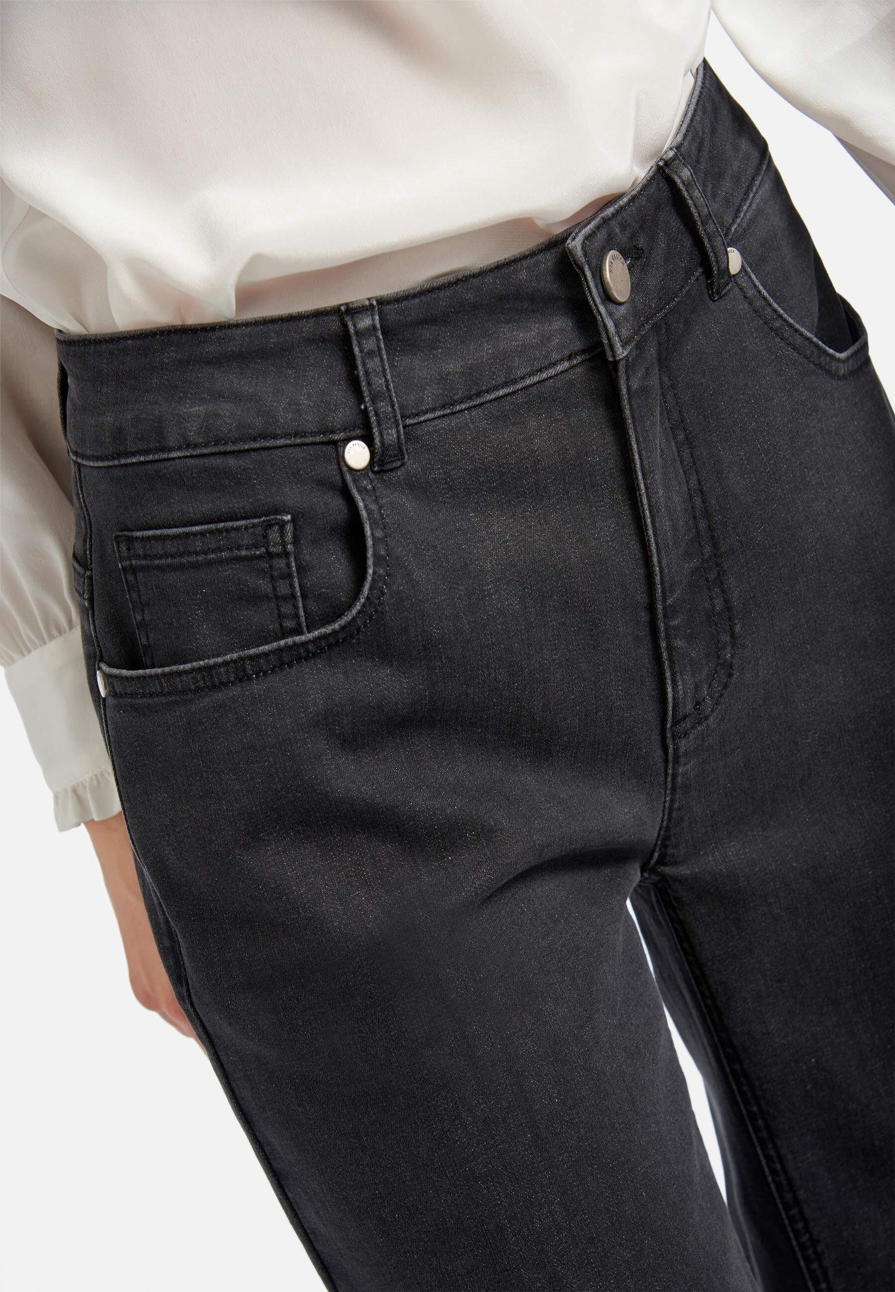 Uta 5-Pocket-Jeans cotton Raasch DENIM BLACK