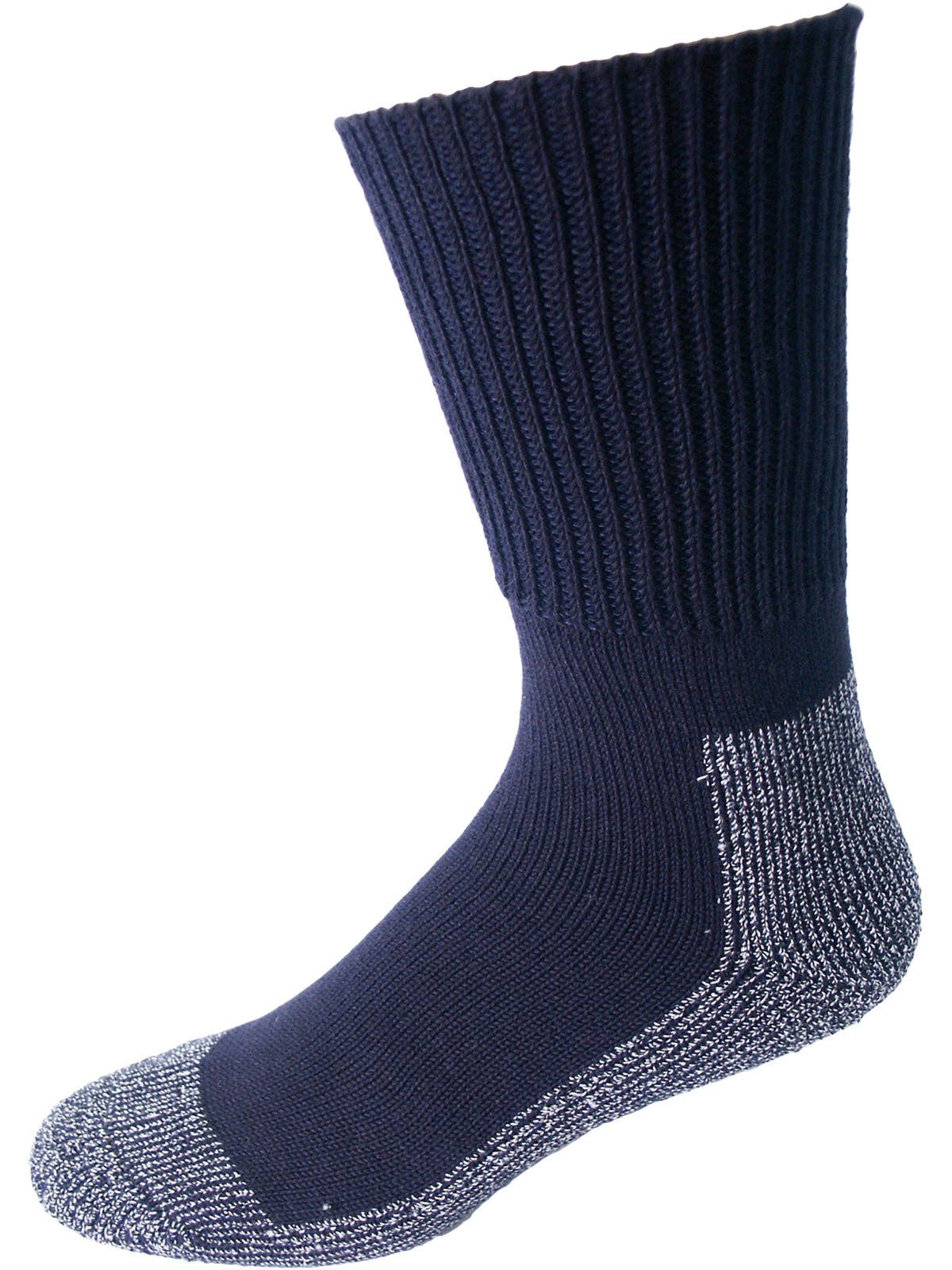 Nordpol Arbeitssocken 3 Paar Socke blau F3 kurz 45%CoolMax/25%Wolle/20%BW/8% Poly/2%Elastan