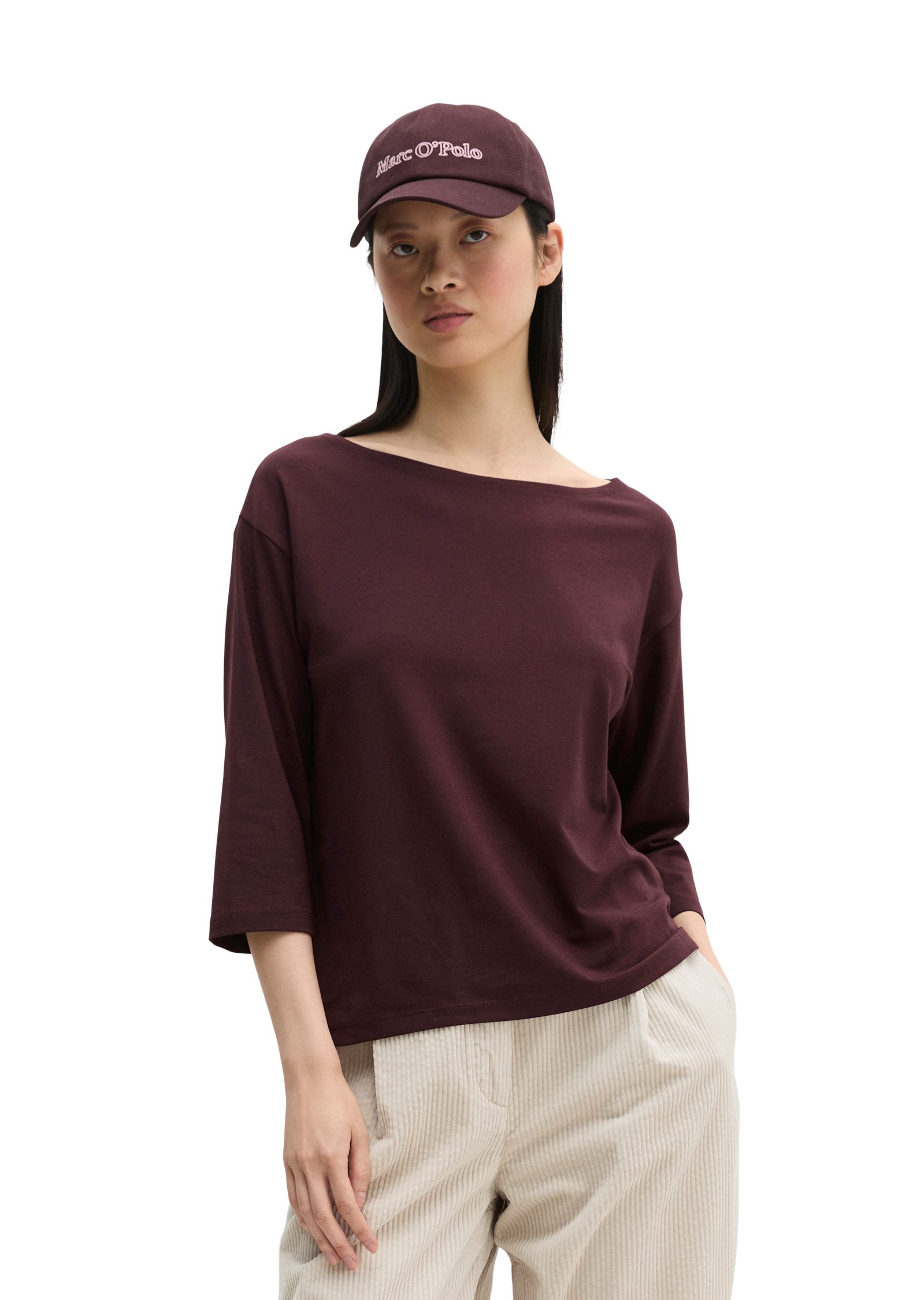 Marc O'Polo T-Shirt aus weichem Modal-Mix