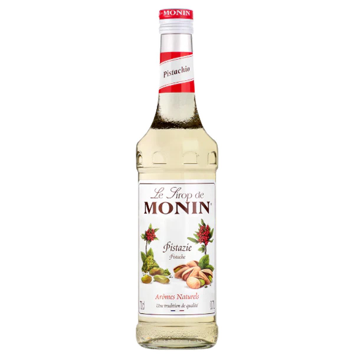 MONIN Getränke-Sirup, Monin Pistazie Sirup ideal für Kaffegetränke und Desserts 700ml