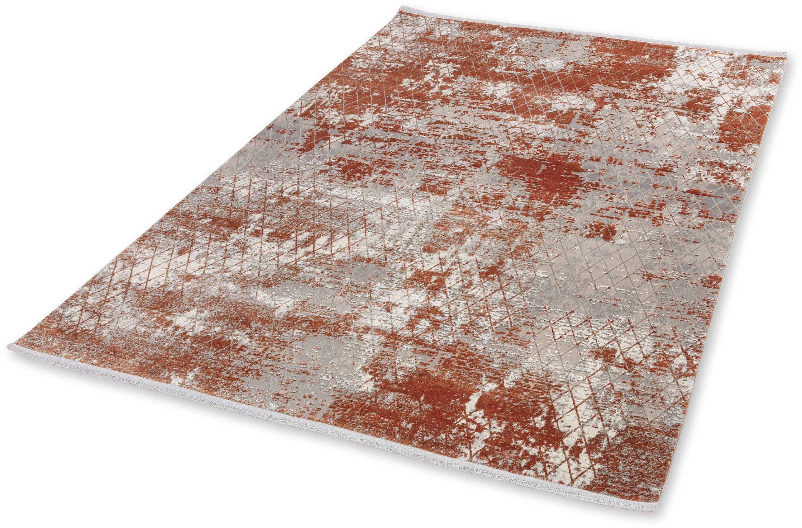 SCHÖNER WOHNEN-Kollektion Teppich Vision 241, rechteckig, Höhe: 7 mm, Viskoseteppich mit Glanz, Wohnzimmer
