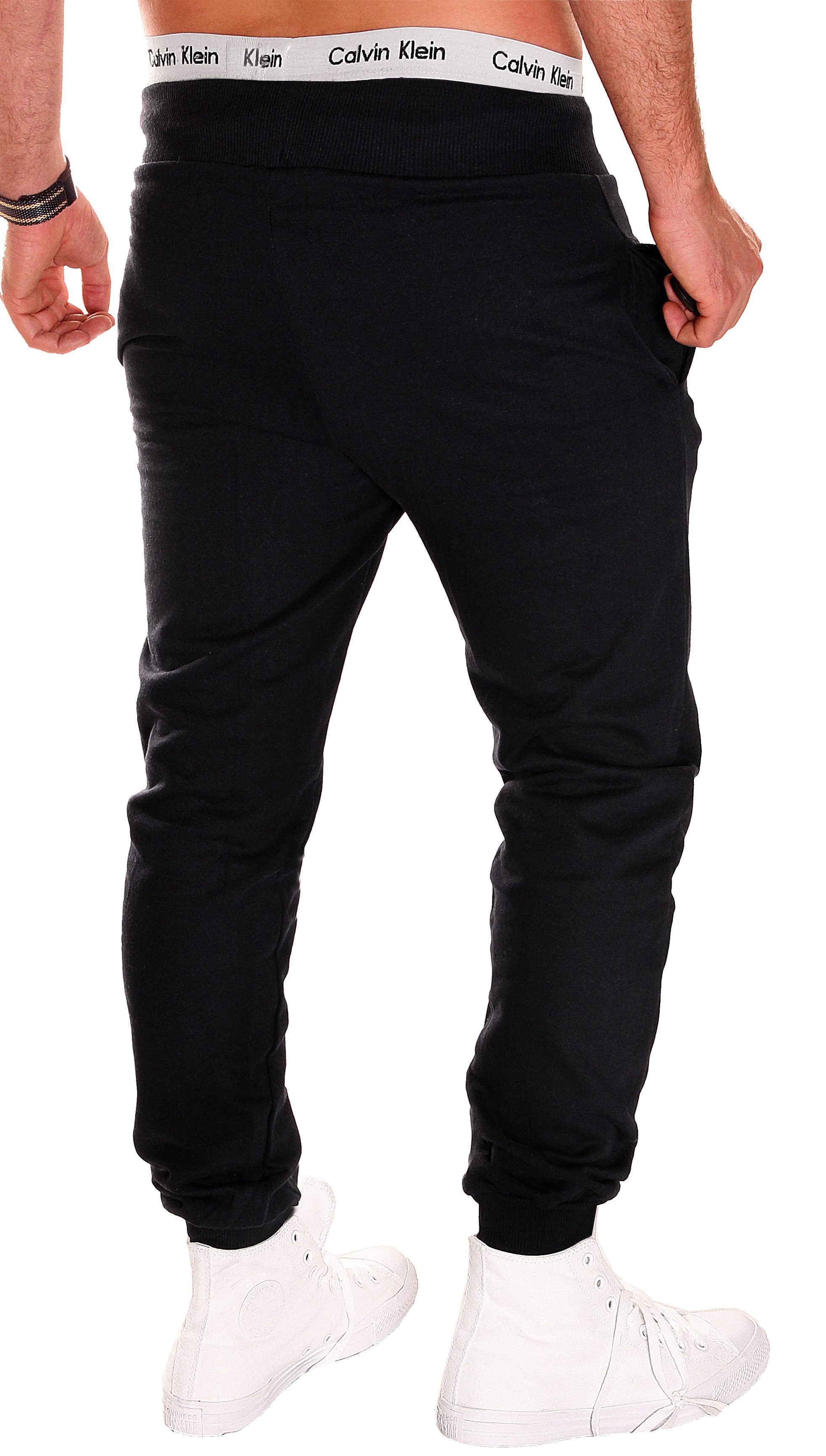 Jaylvis Jogginghose Herren Trainingshose Sport Hose Camouflage Uni Marine R günstig online kaufen