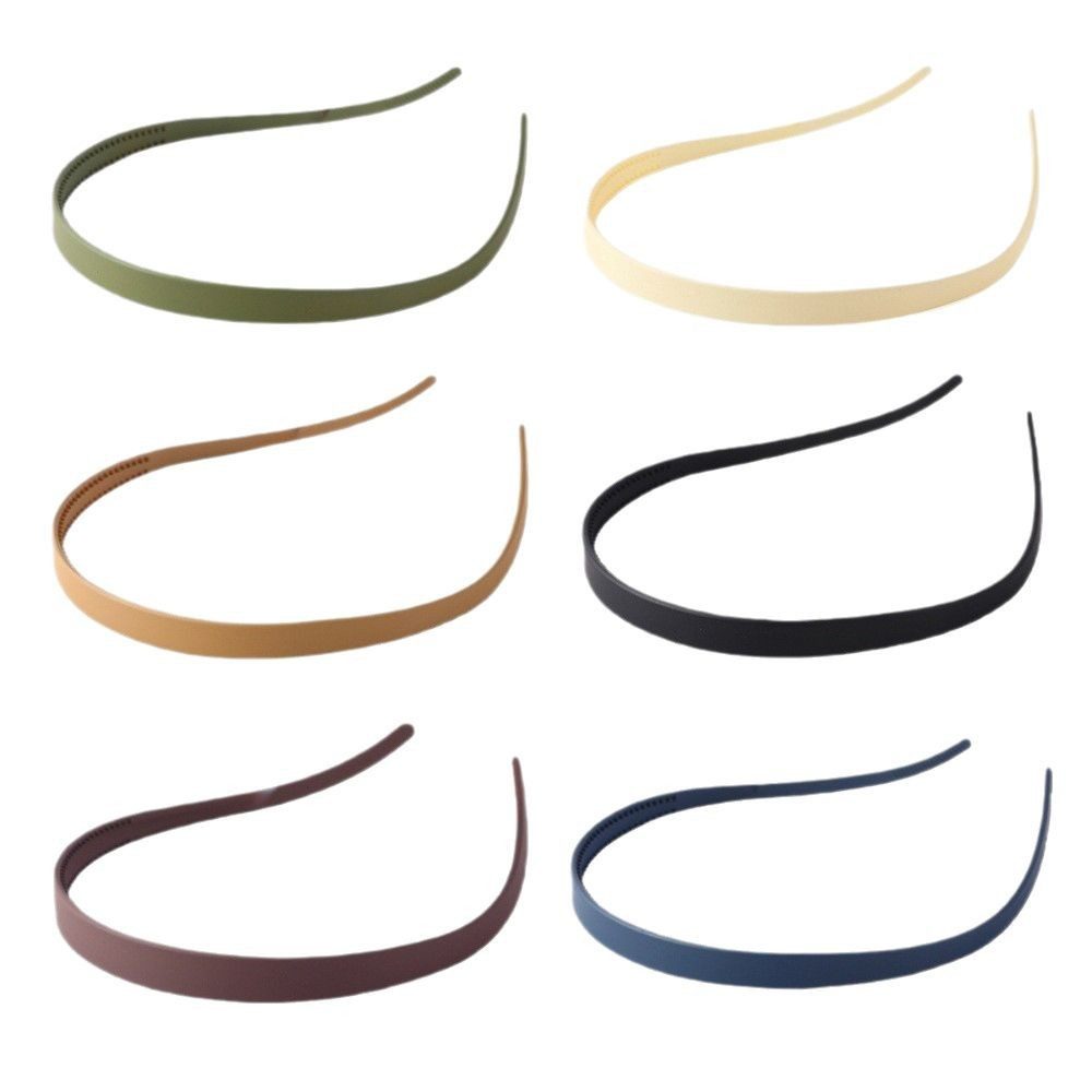 Zaewry Haarband Flex-Haarreifen ohne Druck,Haarband,Dünne Haarreifen, Mattes Finish,Rutschfest mit Zähnen, 6-tlg., Haarreif für Brillenträger,Sonnenbrille Haarreifen