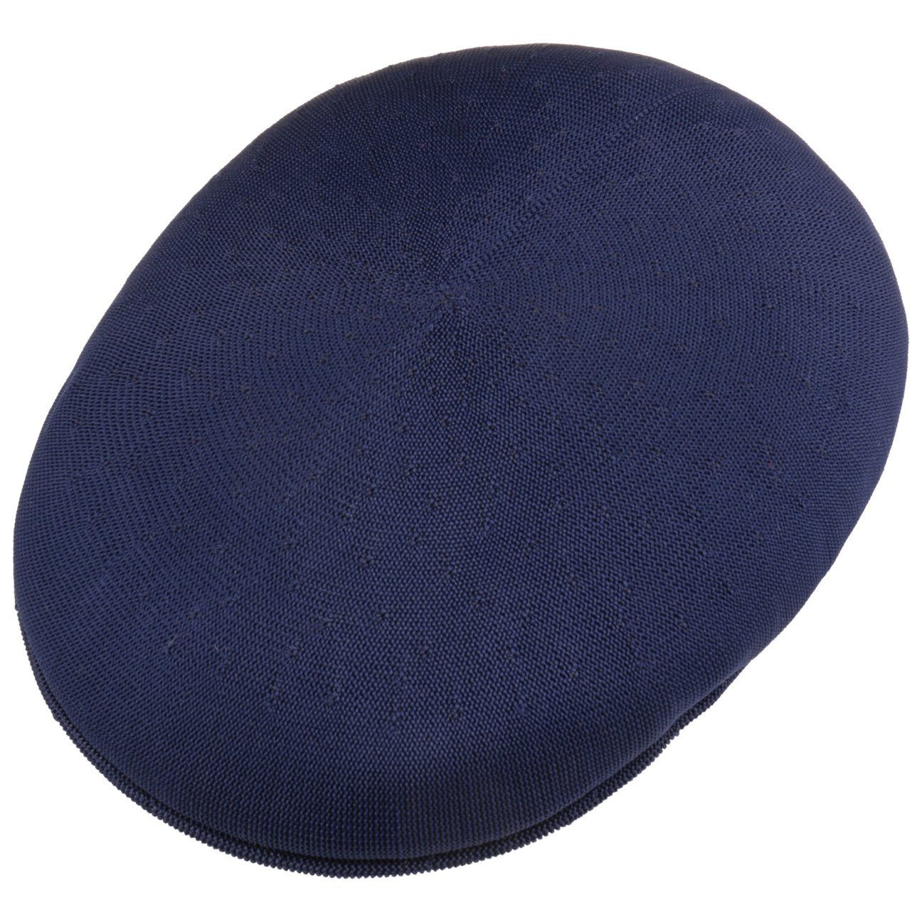 Kangol Flat Cap blau mit Schirm (1-St) Schiebermütze
