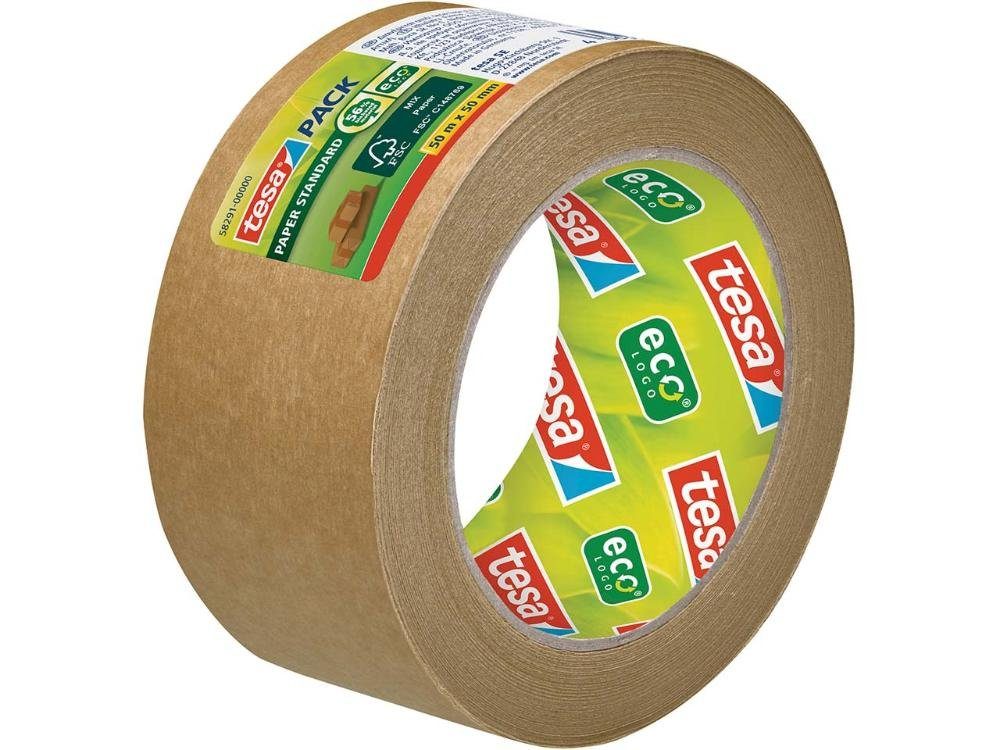 Paper 50 Papier-Packband tesa 'tesapack Standard', Klebeband tesa