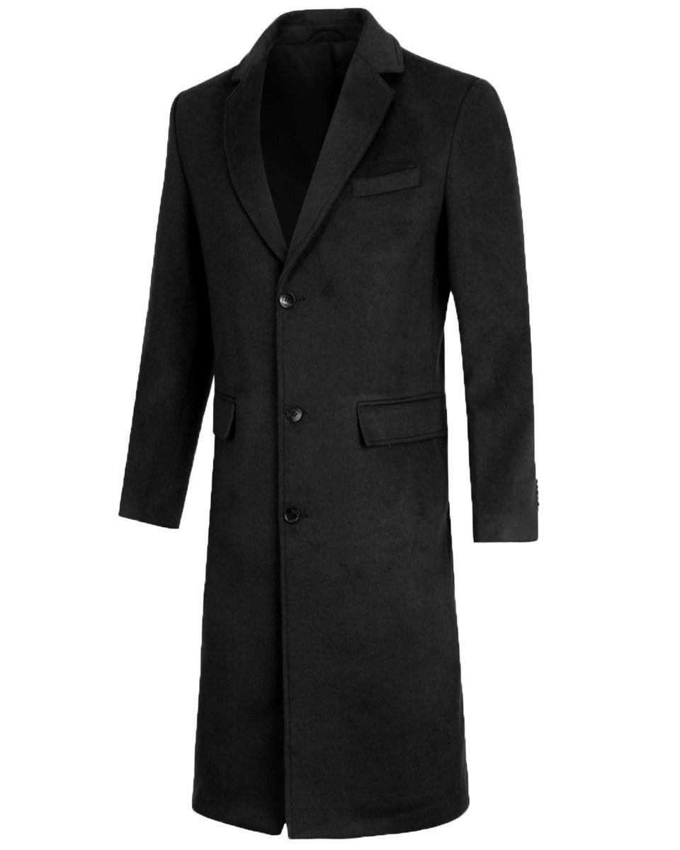 Allthemen Wollmantel Herren knielanger Mantel in günstig online kaufen