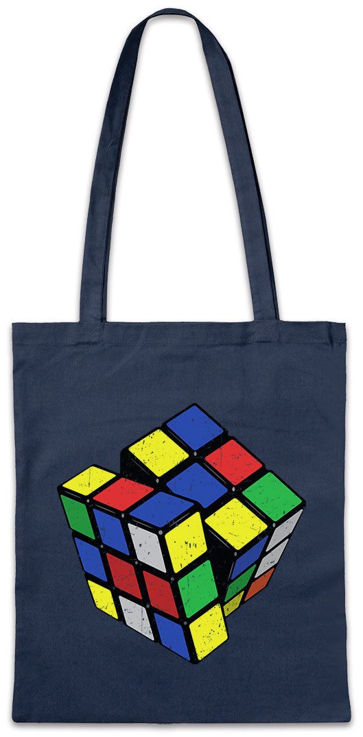 Beuteltasche Retro Cube Stofftasche Zauberwürfel 80s Magic Speed Cubing Cuber