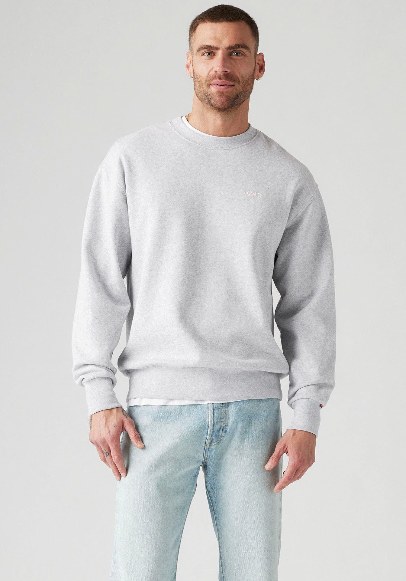 Levi's® Sweatshirt AUTHENTIC CREW mit Logostickerei günstig online kaufen